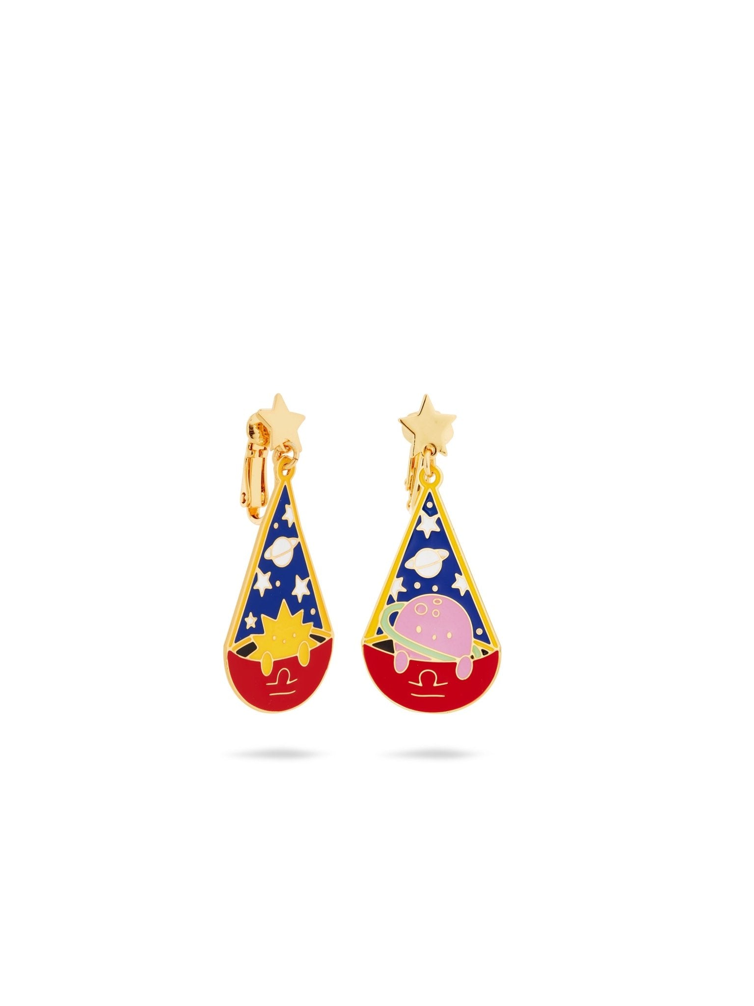 Libra Astrological Sign Earrings | AUSA1071 - Les Nereides