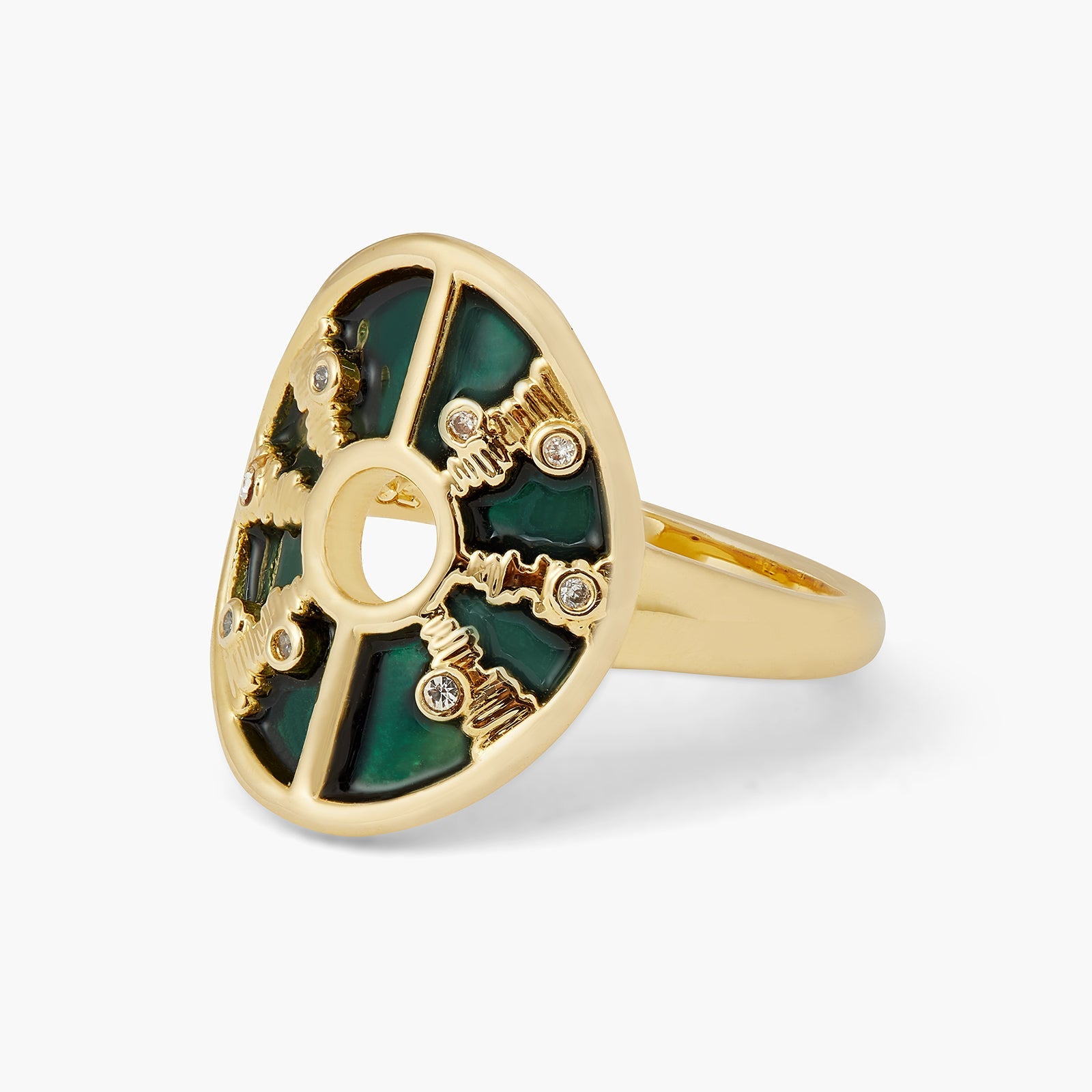 Light Reflecting Cocktail Ring | ATET6021 - Les Nereides