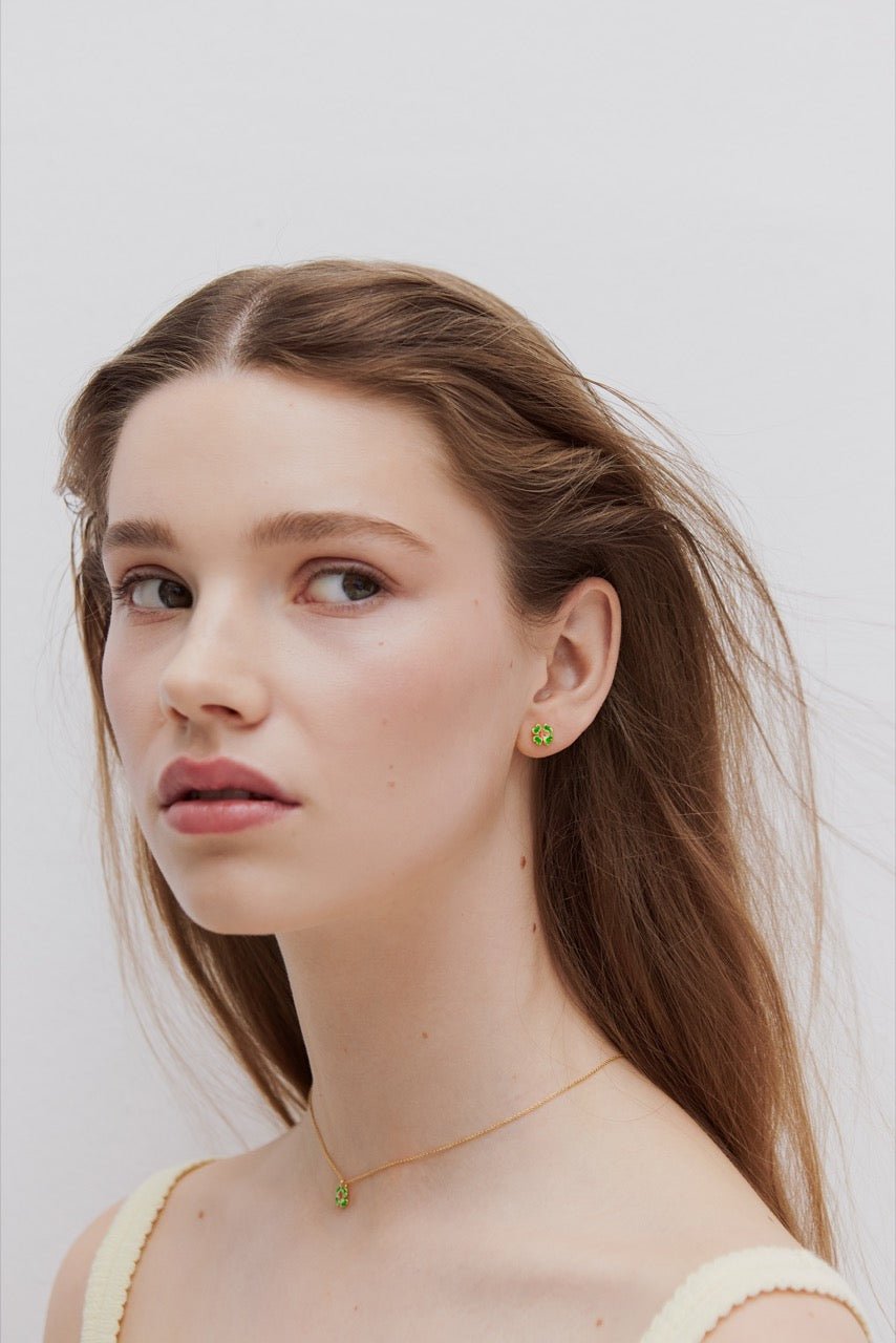 Little Four - Leaf Clover Earrings | AWMI1021 - Les Nereides