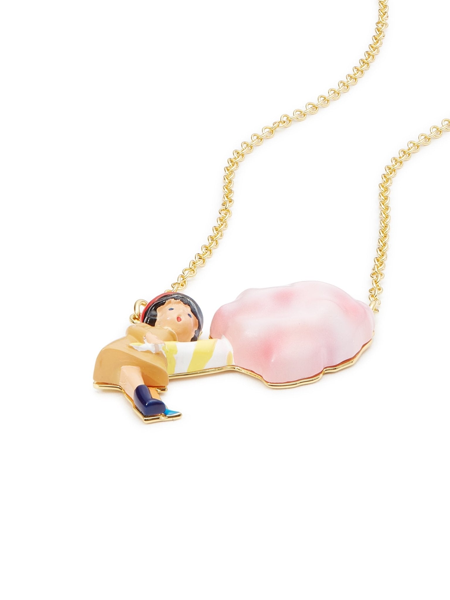 Little Girl And Candy Floss Statement Necklace | AUTO3011 - Les Nereides