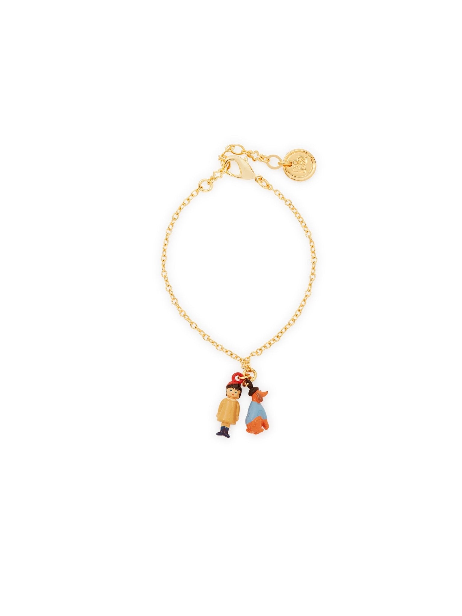 Little Girl And Dachshund Charm Bracelet | AUTO2021 - Les Nereides