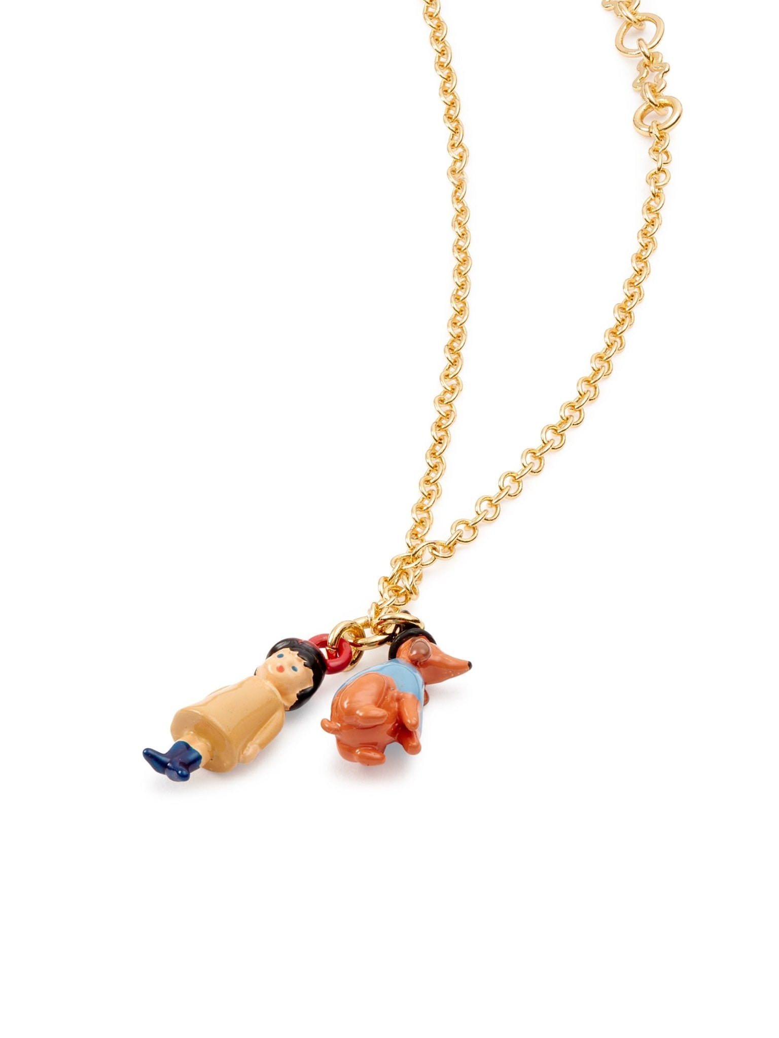 Little Girl And Dachshund Charm Bracelet | AUTO2021 - Les Nereides