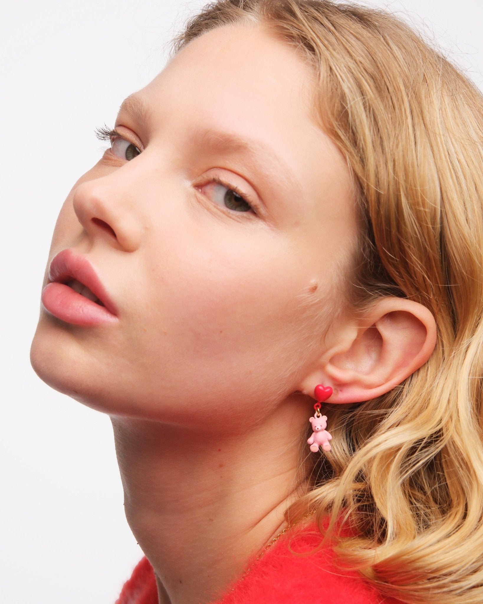 Little Girl And Dachshund On A Ferris Wheel Earrings | AUTO1081 - Les Nereides