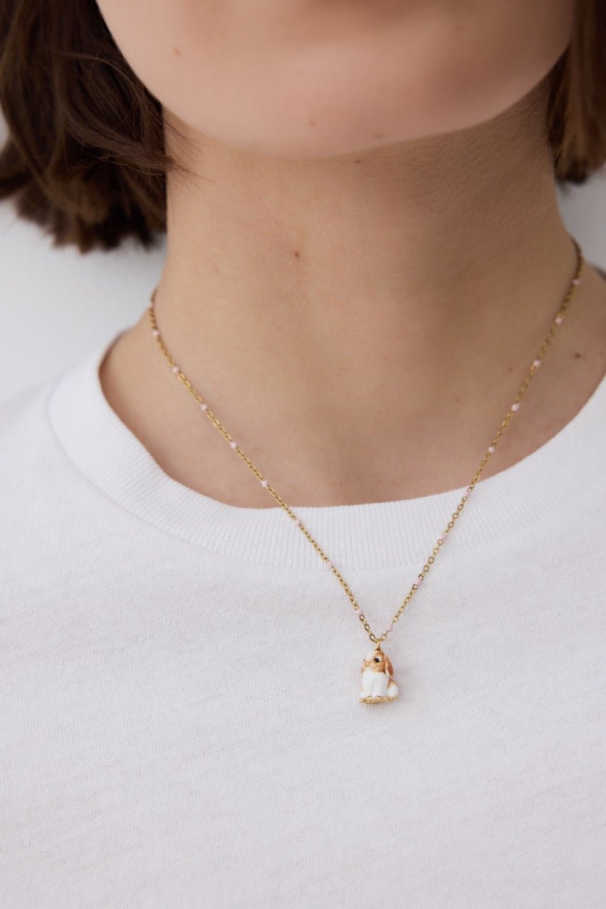 Lop Rabbit Pendant Necklace | AYLA3061 - Les Nereides Paris