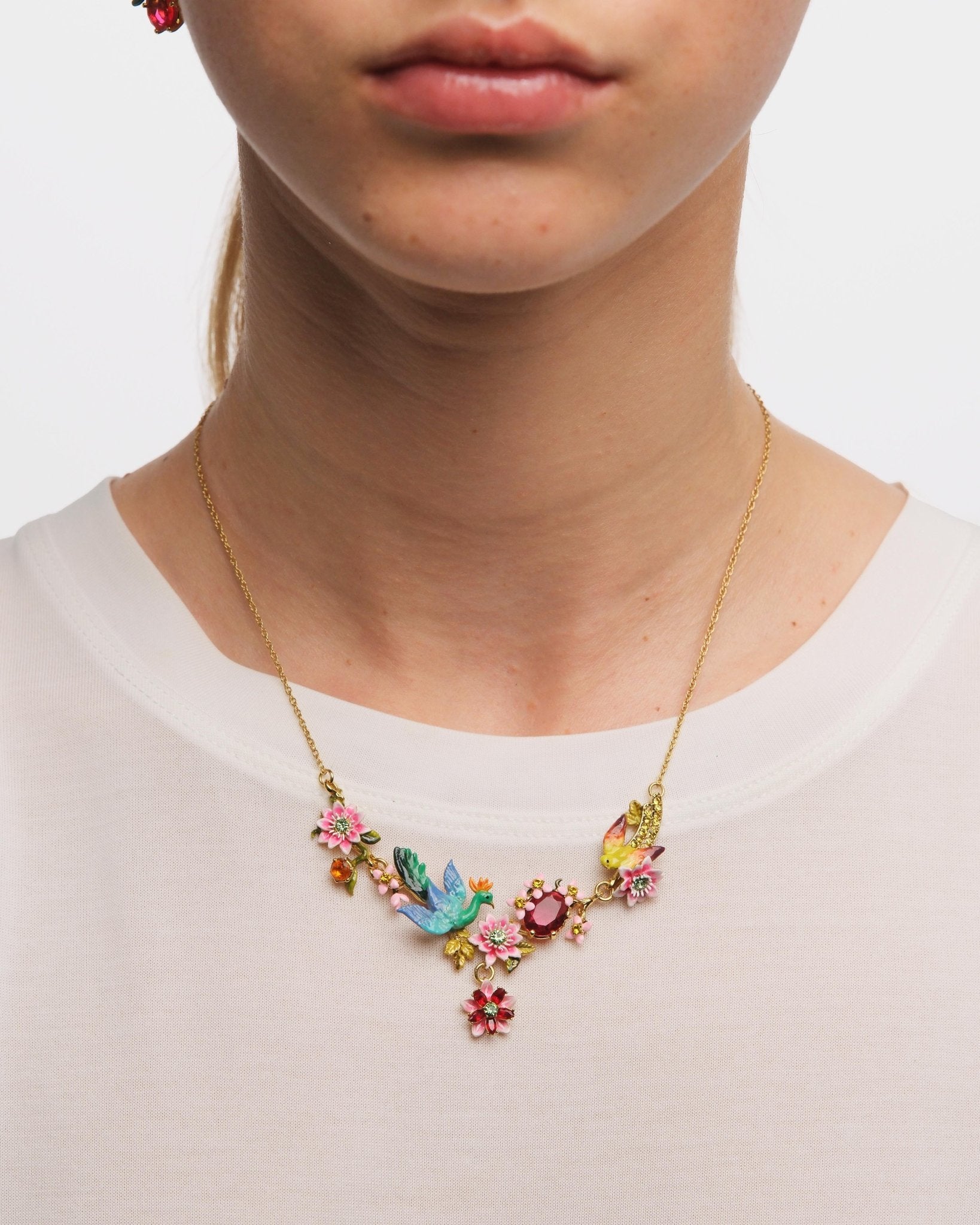 Lush Garden Statement Necklace | AUVI3011 - Les Nereides