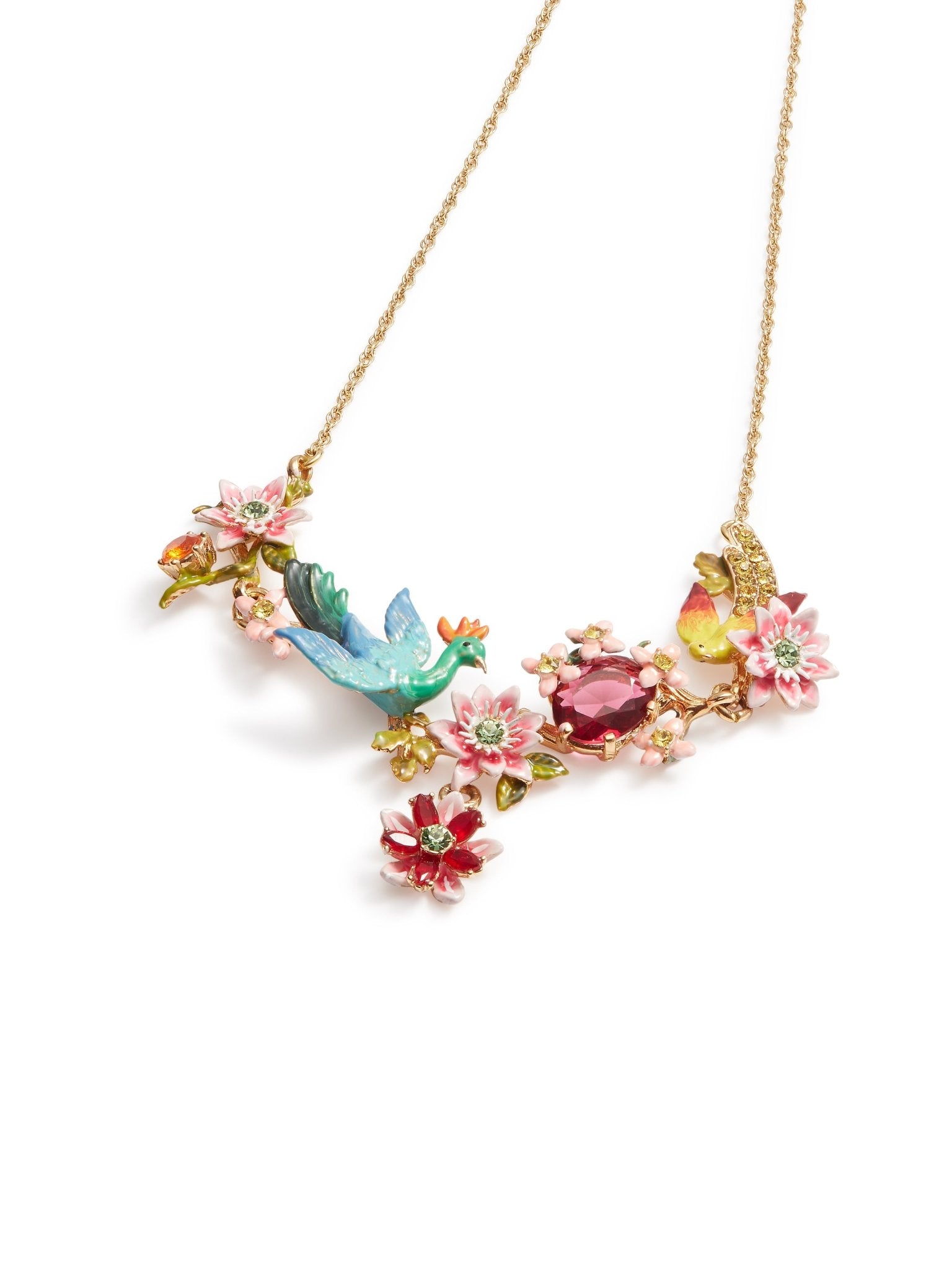 Lush Garden Statement Necklace | AUVI3011 - Les Nereides