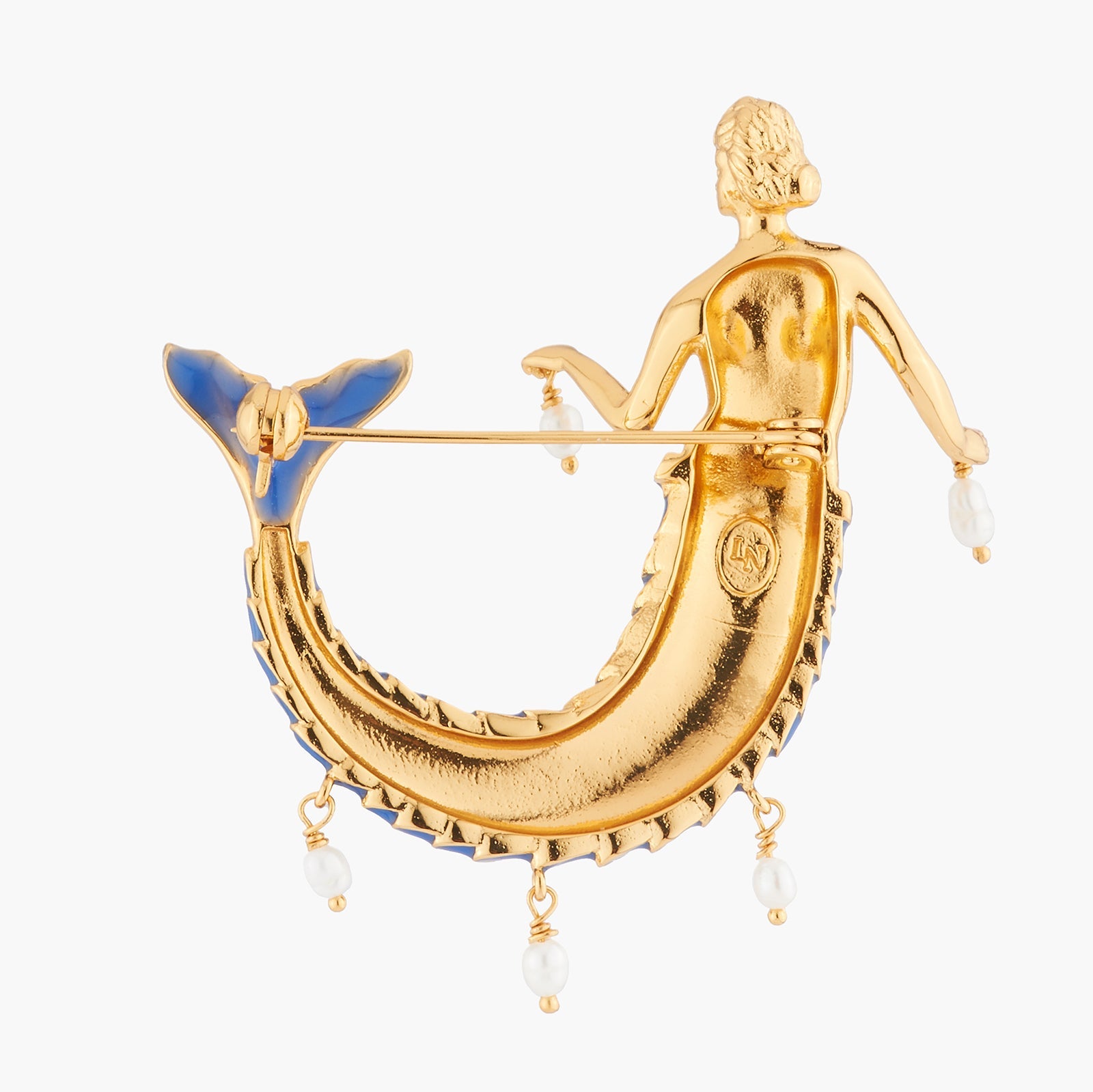 Mermaid And Thetis Pearls Brooch Brooch | AKTT501 - Les Nereides