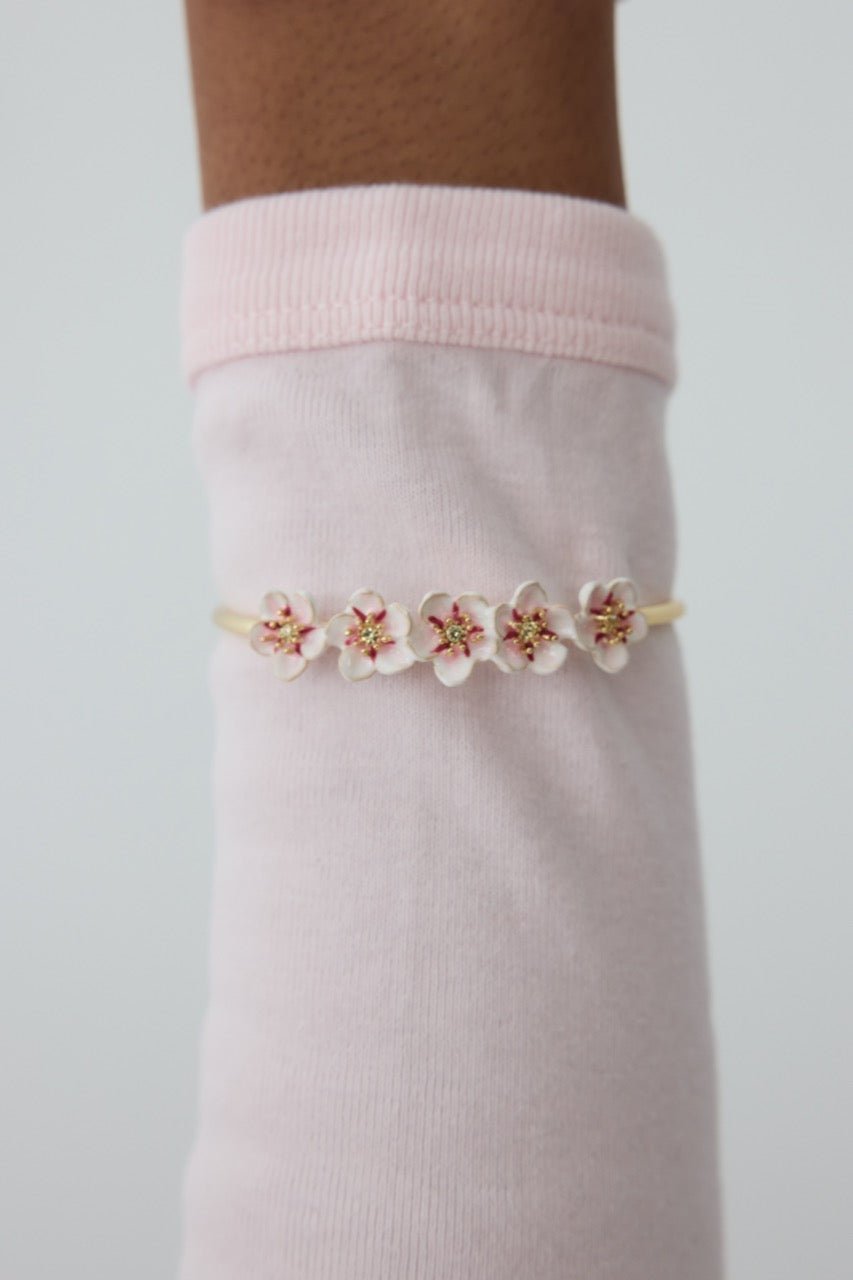 Mini Cherry Blossom Cuff Bracelet | AYHM2011 - Les Nereides
