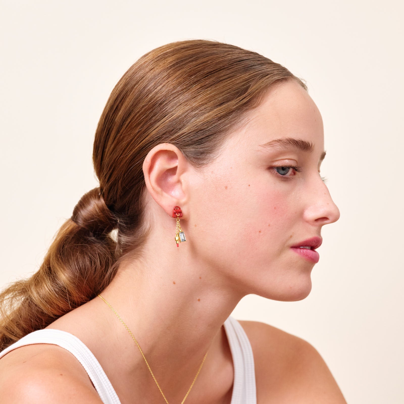 Paris Souvenir Asymmetrical Earrings | ATPA1031 - Les Nereides
