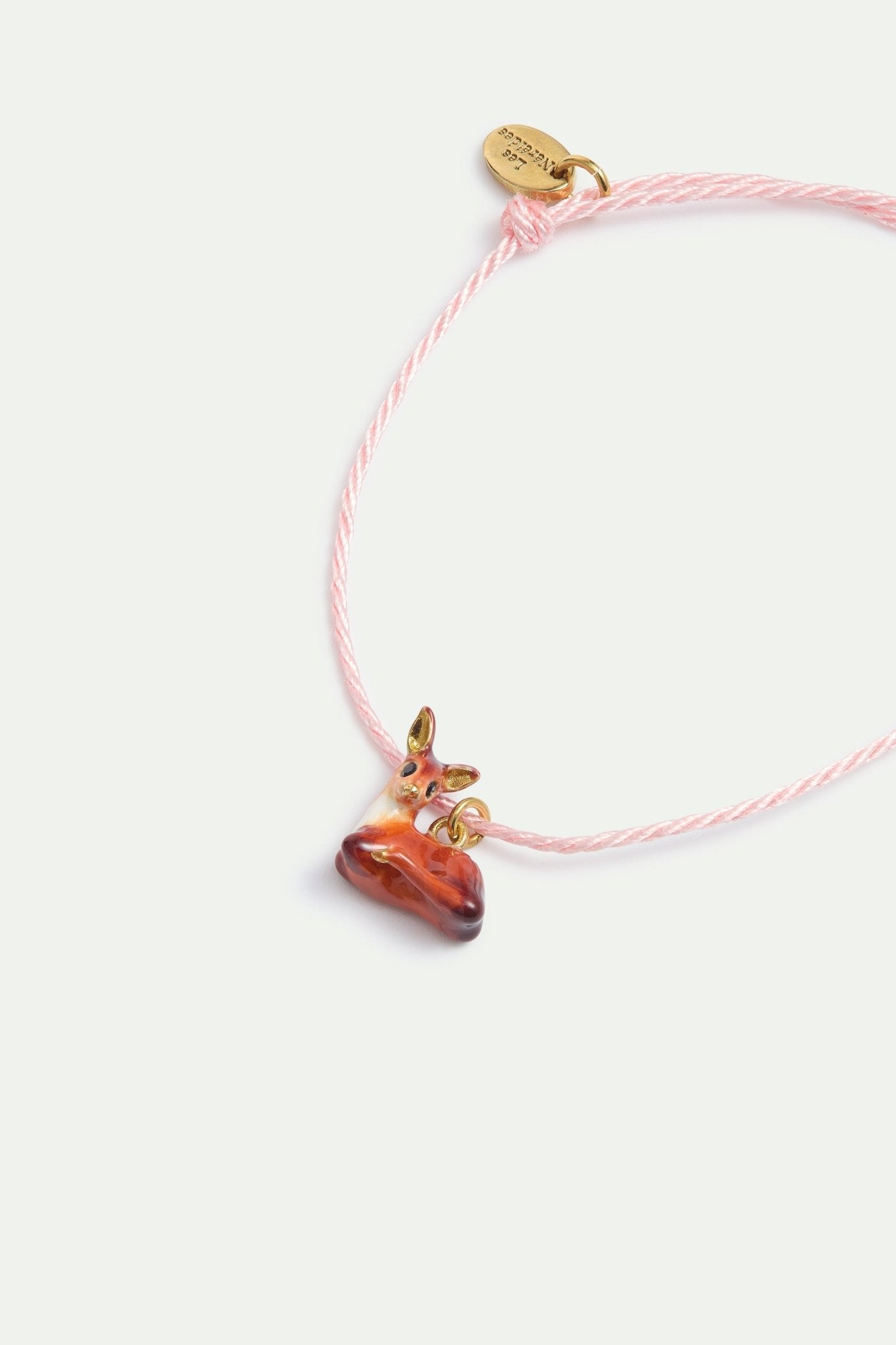 Pink Cord Fawn Bracelet | AYLA2021 - Les Nereides