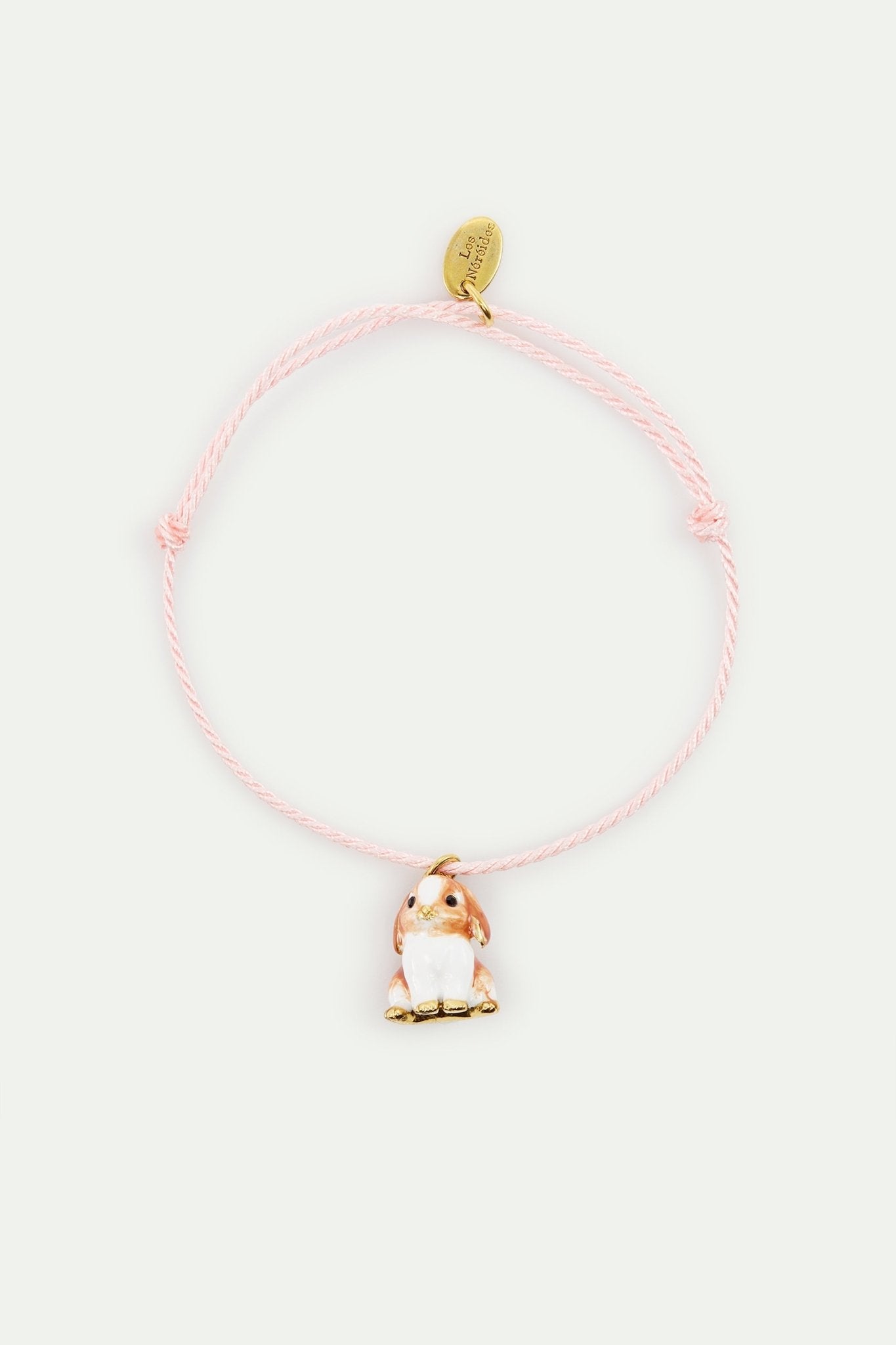 Pink Cord Lop Rabbit Bracelet | AYLA2121 - Les Nereides