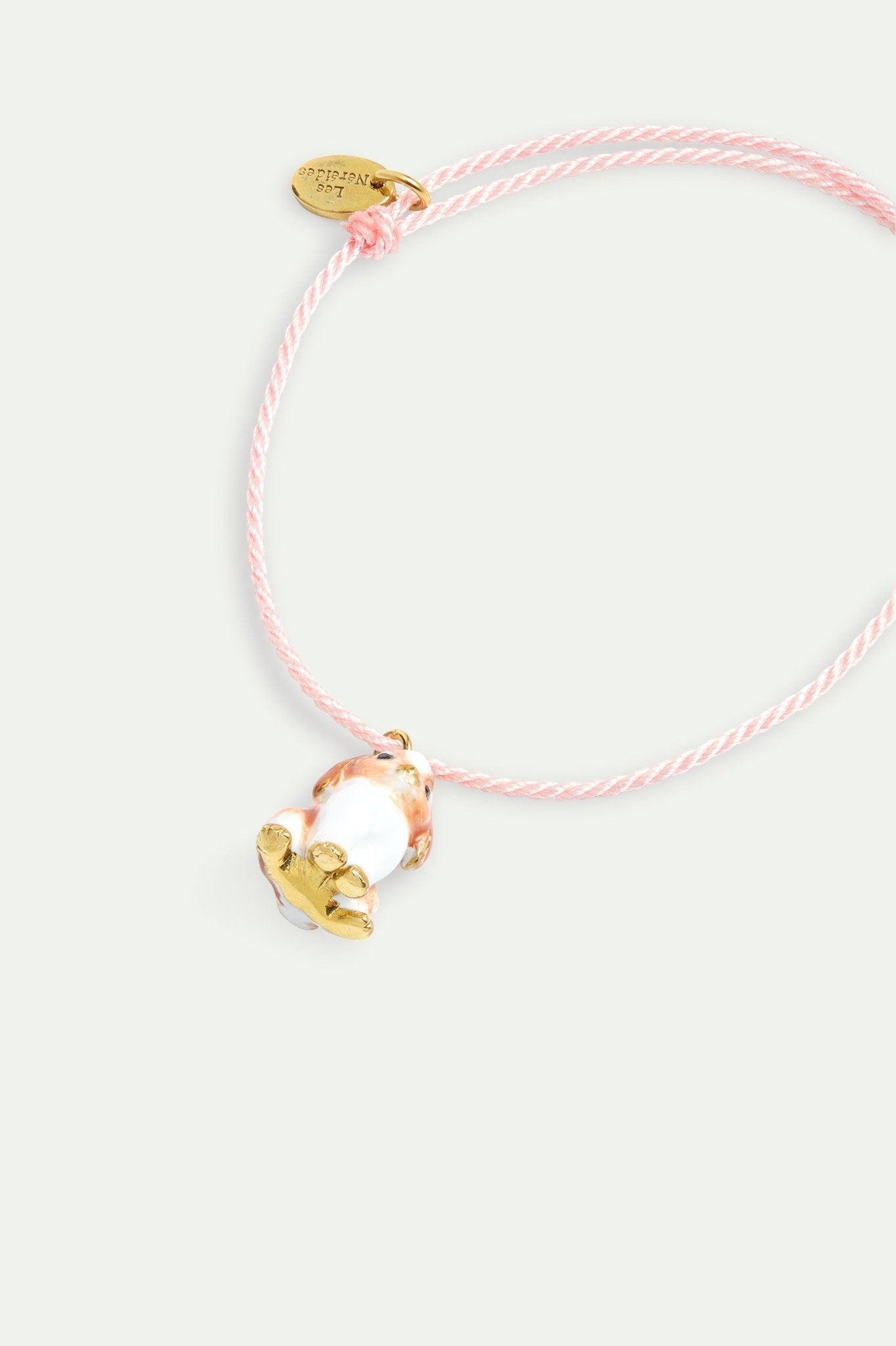 Pink Cord Lop Rabbit Bracelet | AYLA2121 - Les Nereides