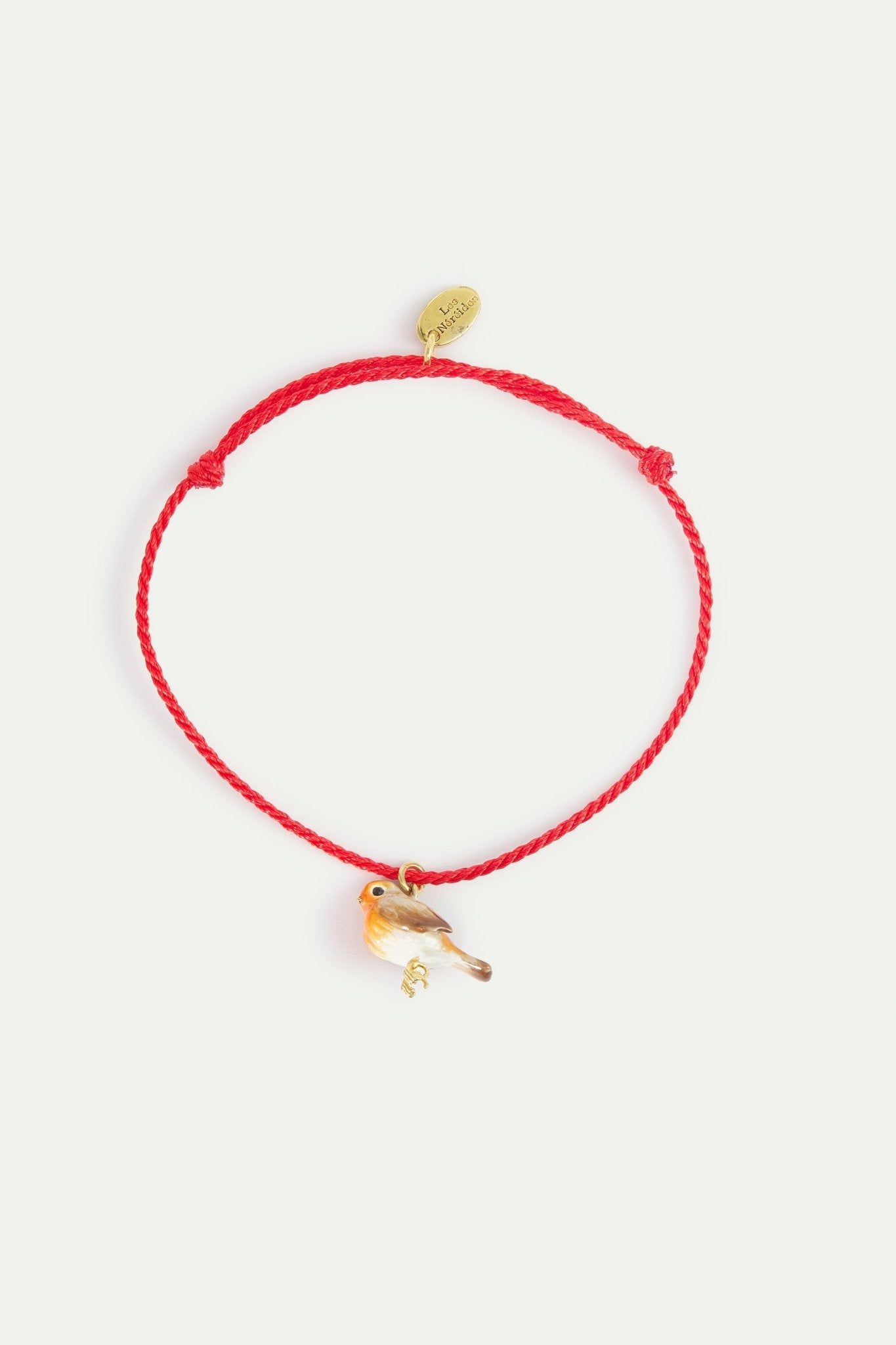 Pink Cord Robin Bracelet | AYLA2041 - Les Nereides