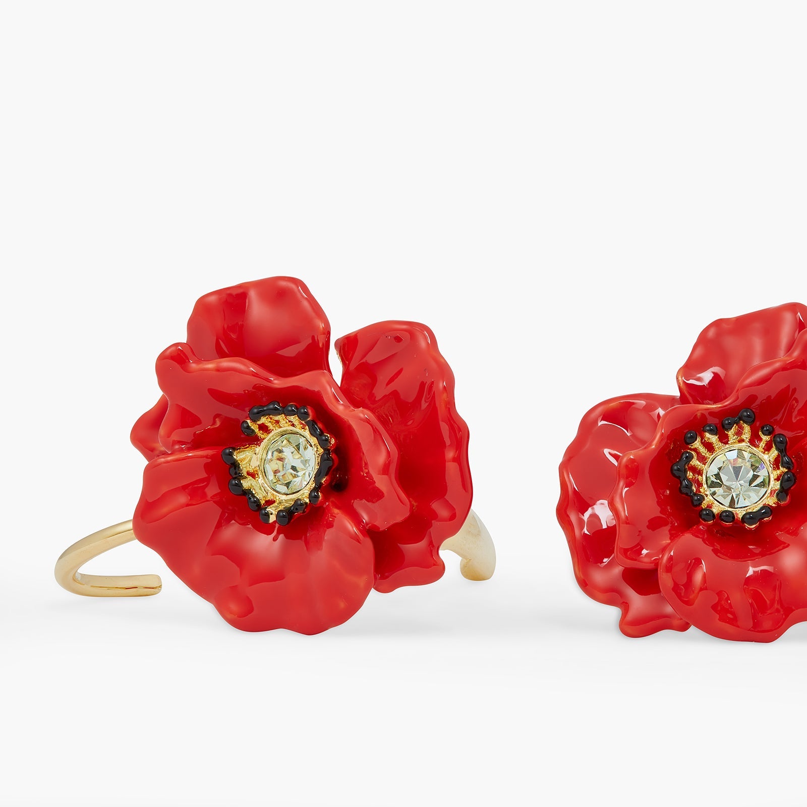 Poppy Sleeper Earrings | ATPO1051 - Les Nereides