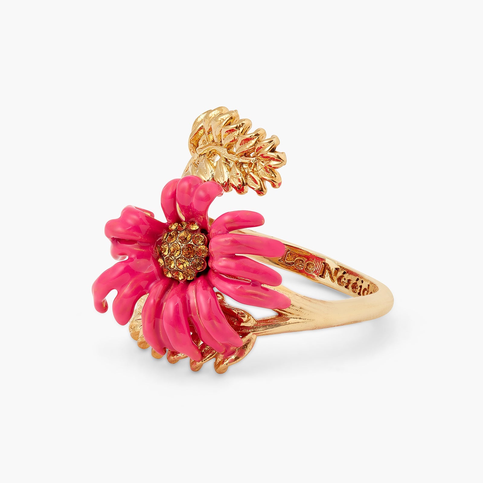 Purple Coneflower Adjustable Ring | ATFI6011 - Les Nereides