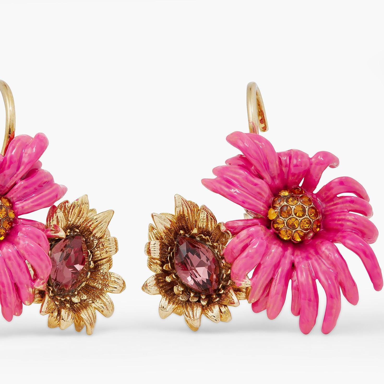 Purple Coneflower Earrings | ATFI1011 - Les Nereides