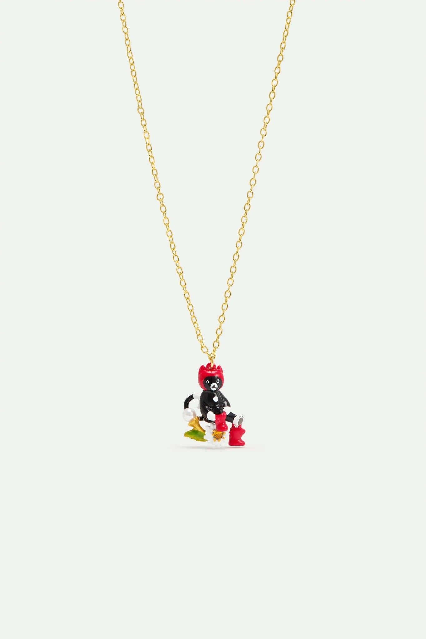Puss In Boots Pendant Necklace | AXCN3021 - Les Nereides