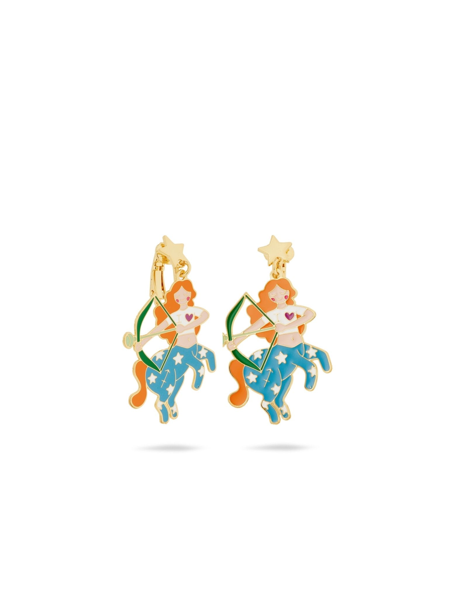 Sagittarius Astrological Sign Earrings | AUSA1091 - Les Nereides