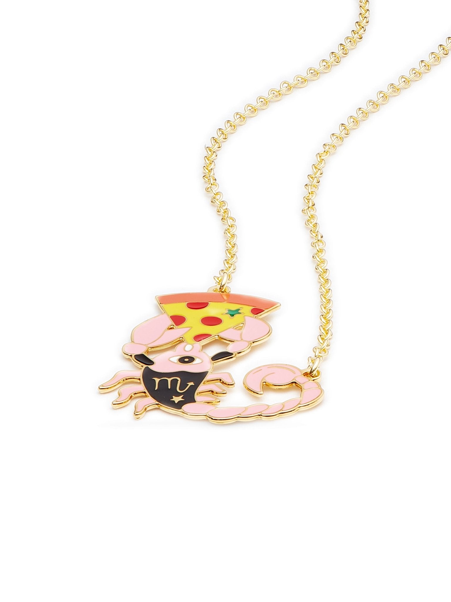 Scorpio Astrological Sign Pendant Necklace | AUSA3081 - Les Nereides