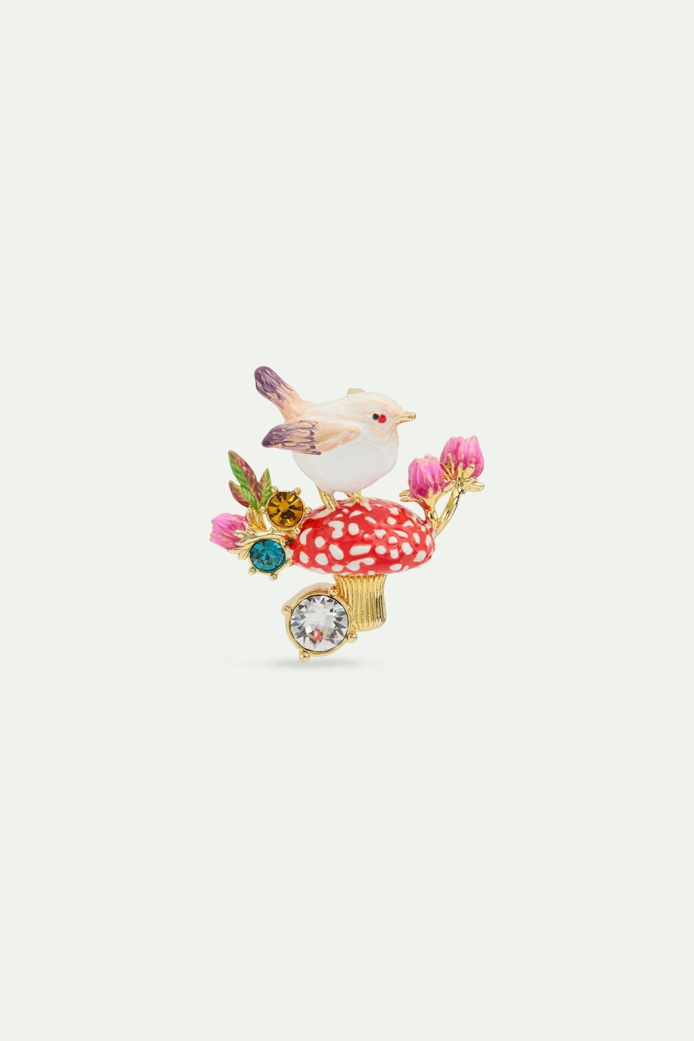 Snow Bunting Brooch | AWBB5021 - Les Nereides