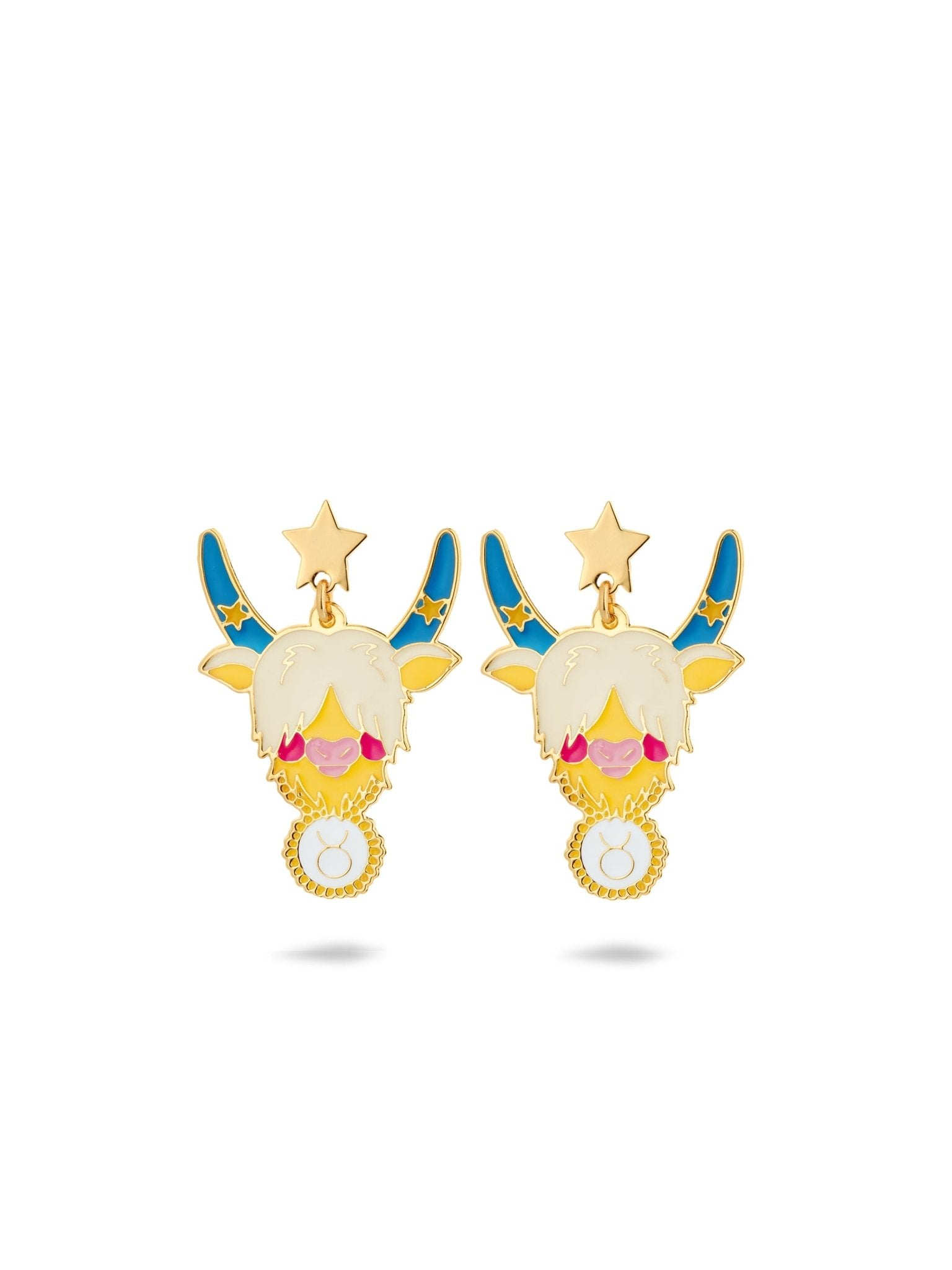 Taurus Astrological Sign Earrings | AUSA1021 - Les Nereides