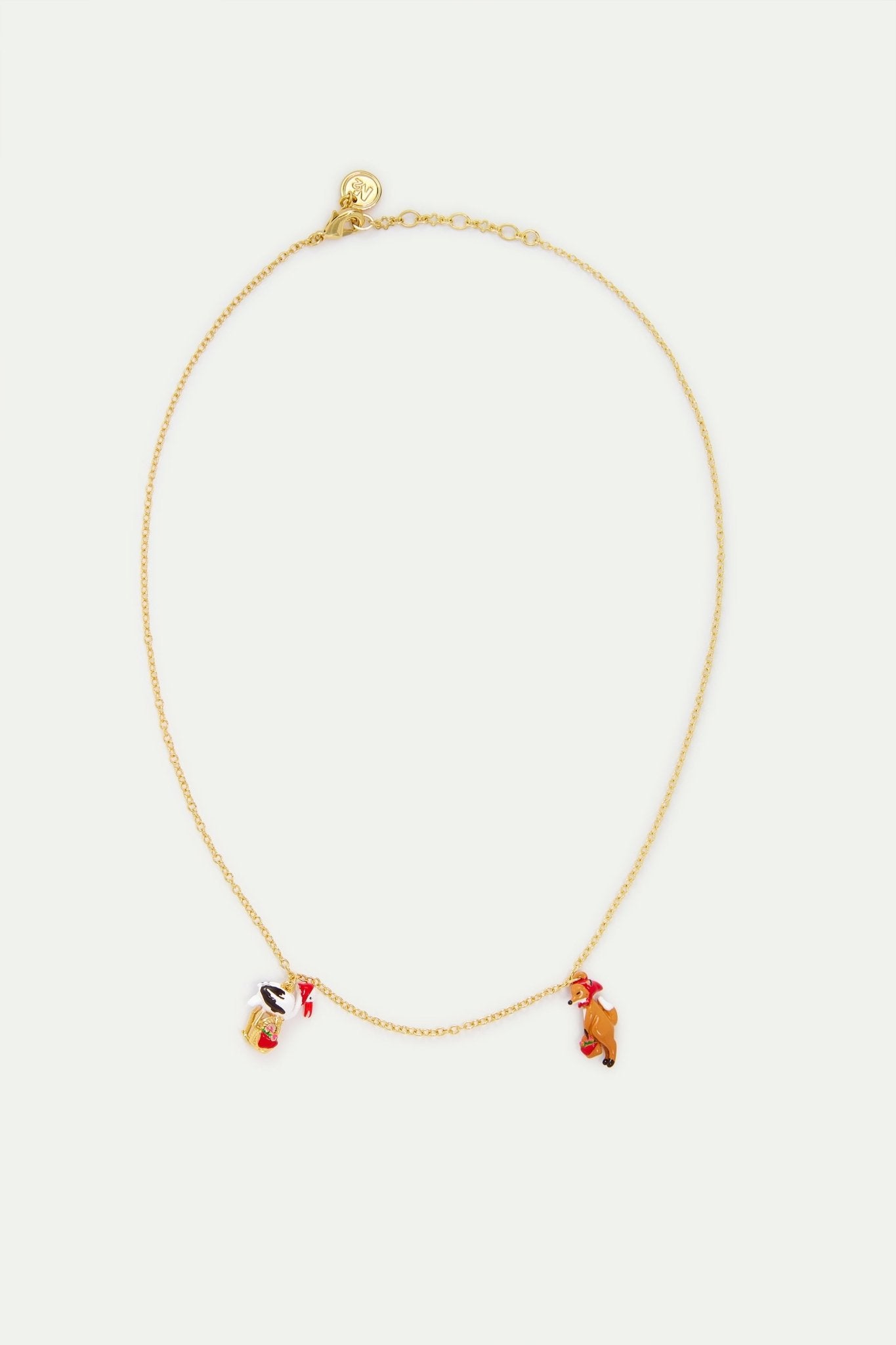 "The Fox And The Stork" Fine Necklace | AYFB3011 - Les Nereides