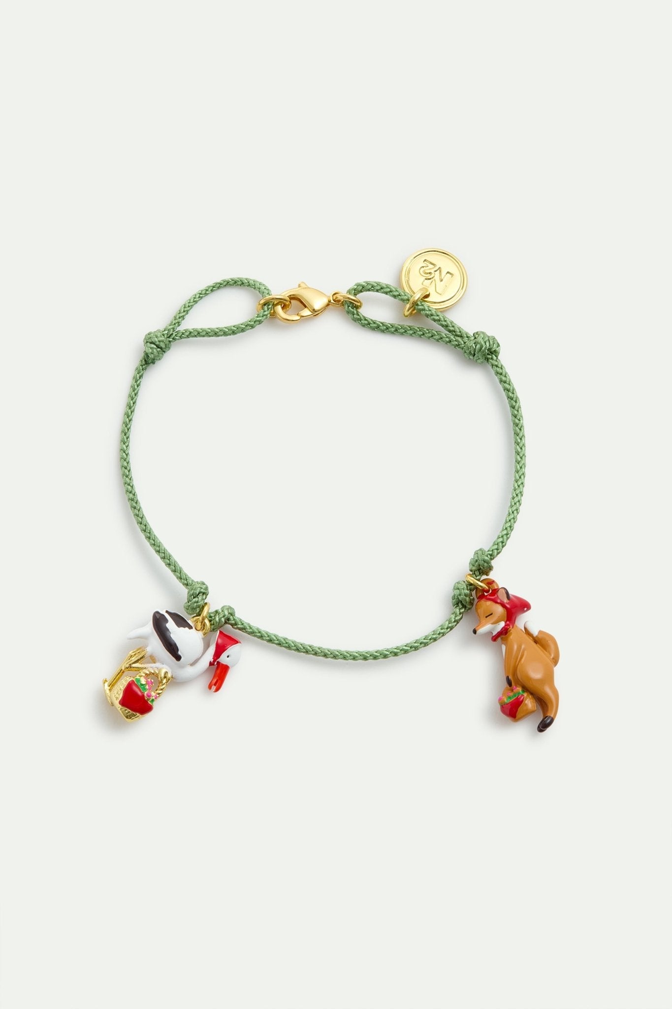 "The Fox And The Stork" Green Bracelet | AYFB2011 - Les Nereides