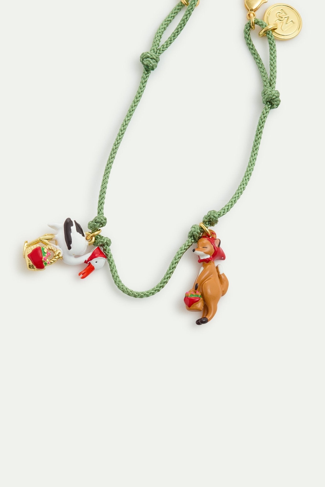 "The Fox And The Stork" Green Bracelet | AYFB2011 - Les Nereides
