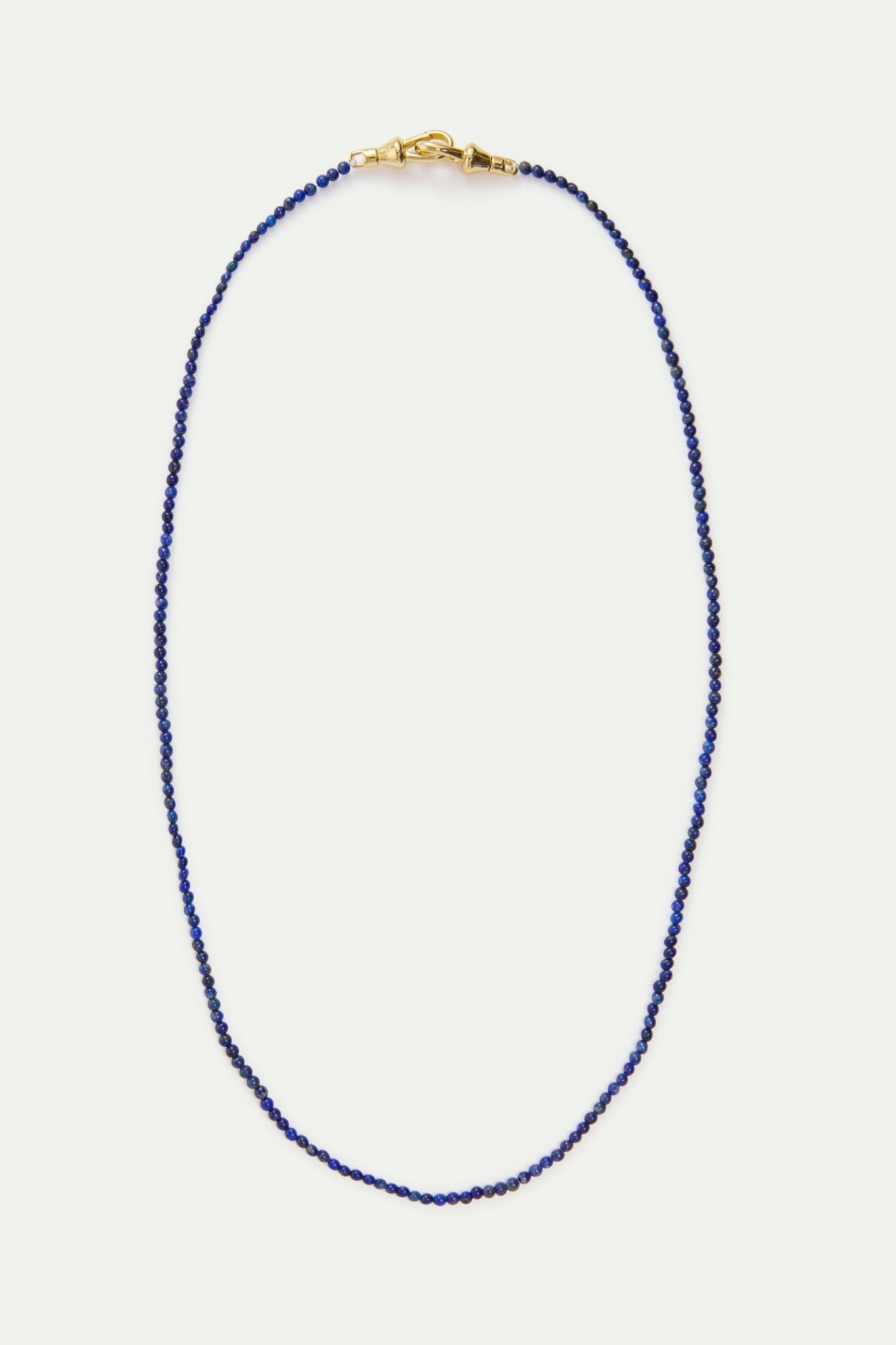 Thin Blue Lapis Lazuli Bead Necklace | AYPE3021 - Les Nereides