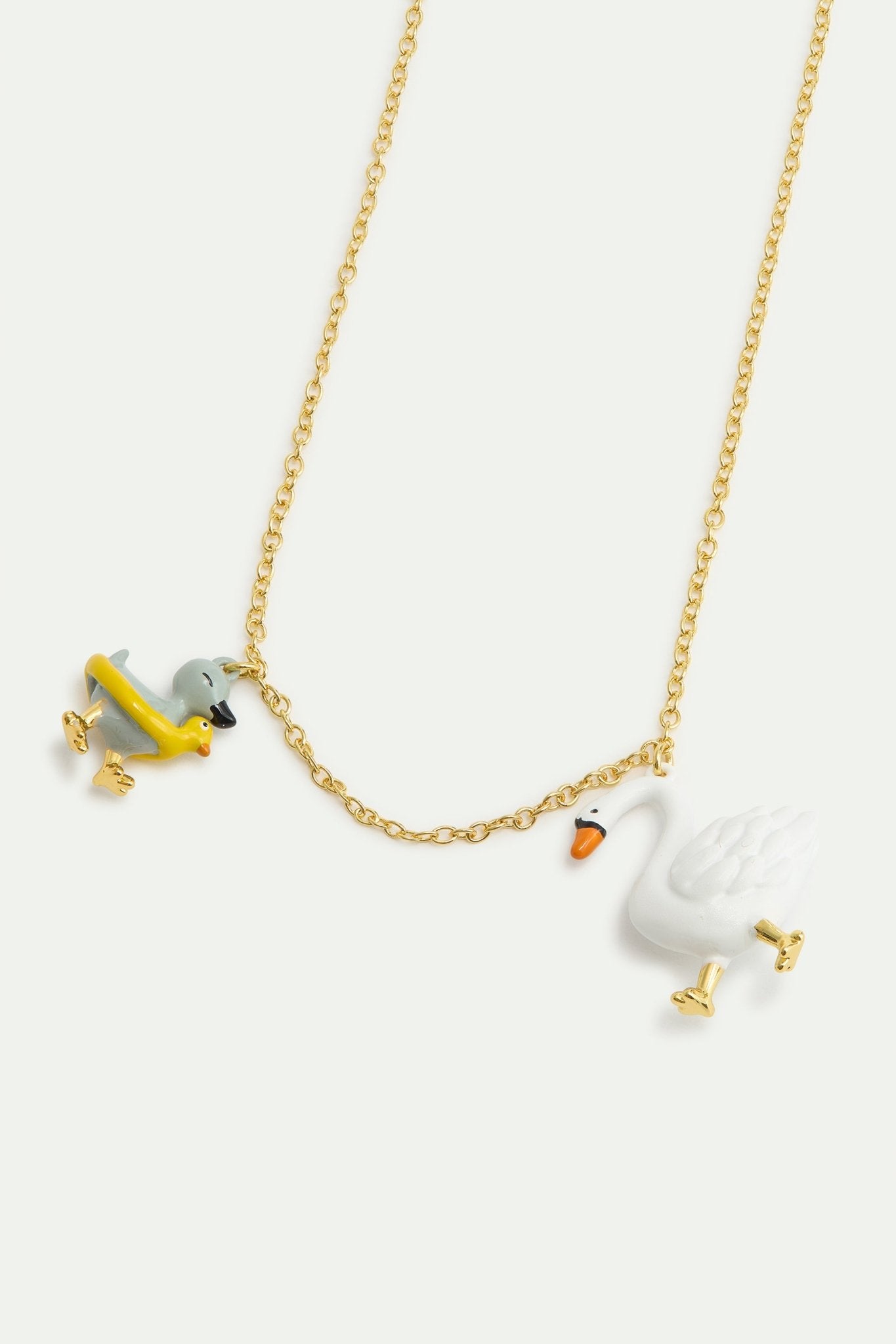 Ugly Duckling And Swan Necklace | AXFB3031 - Les Nereides