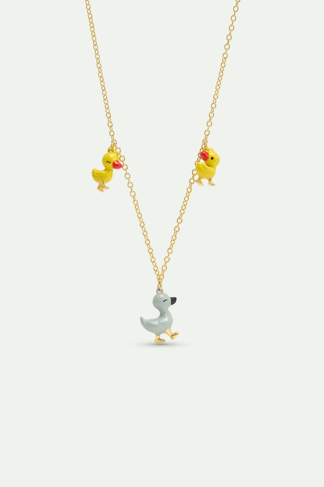 Ugly Duckling Necklace And Ducklings | AXFB3021 - Les Nereides