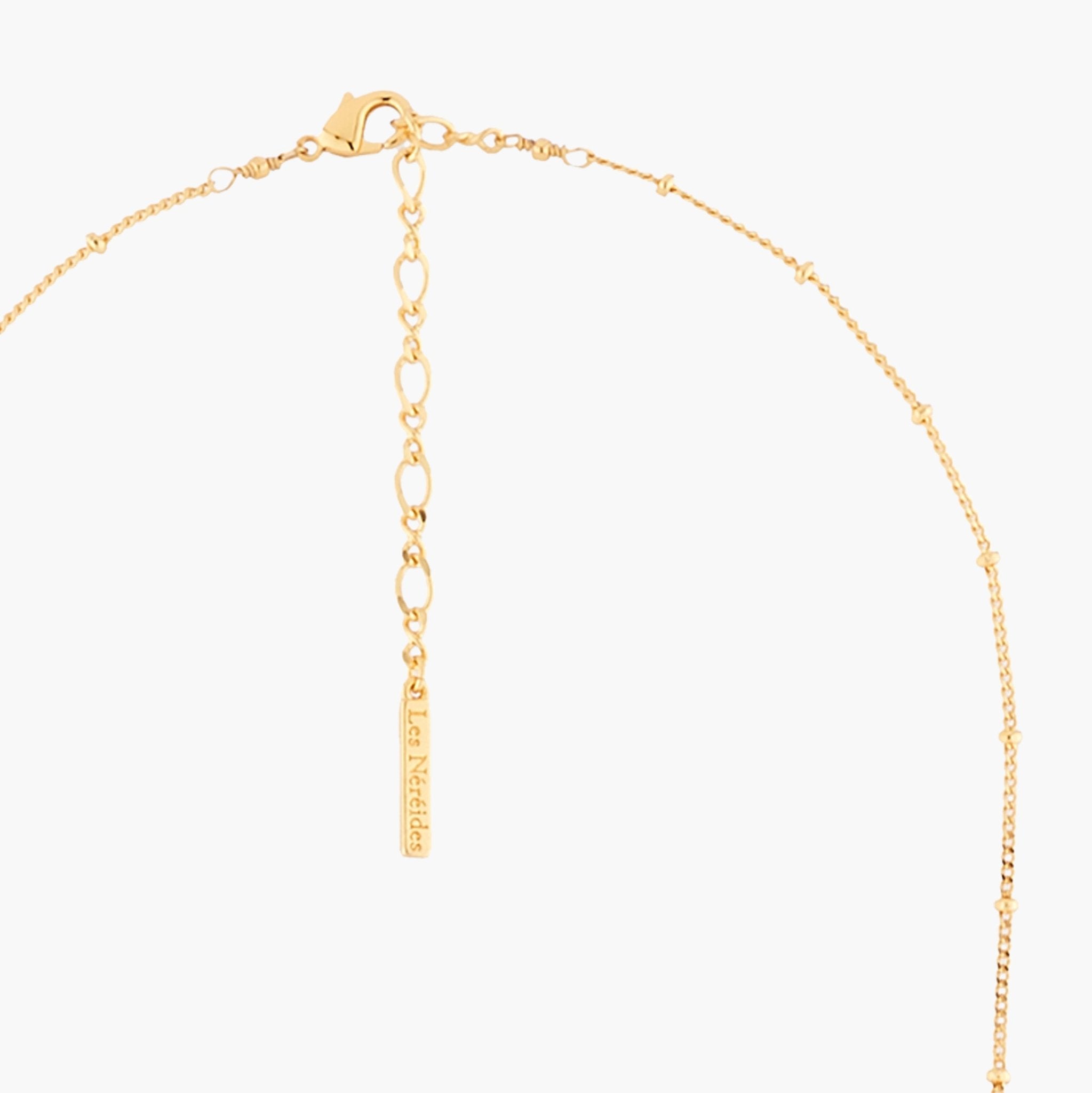 Ulysses Butterfly And Australian Flowers Long Necklace | AKEP306 - Les Nereides