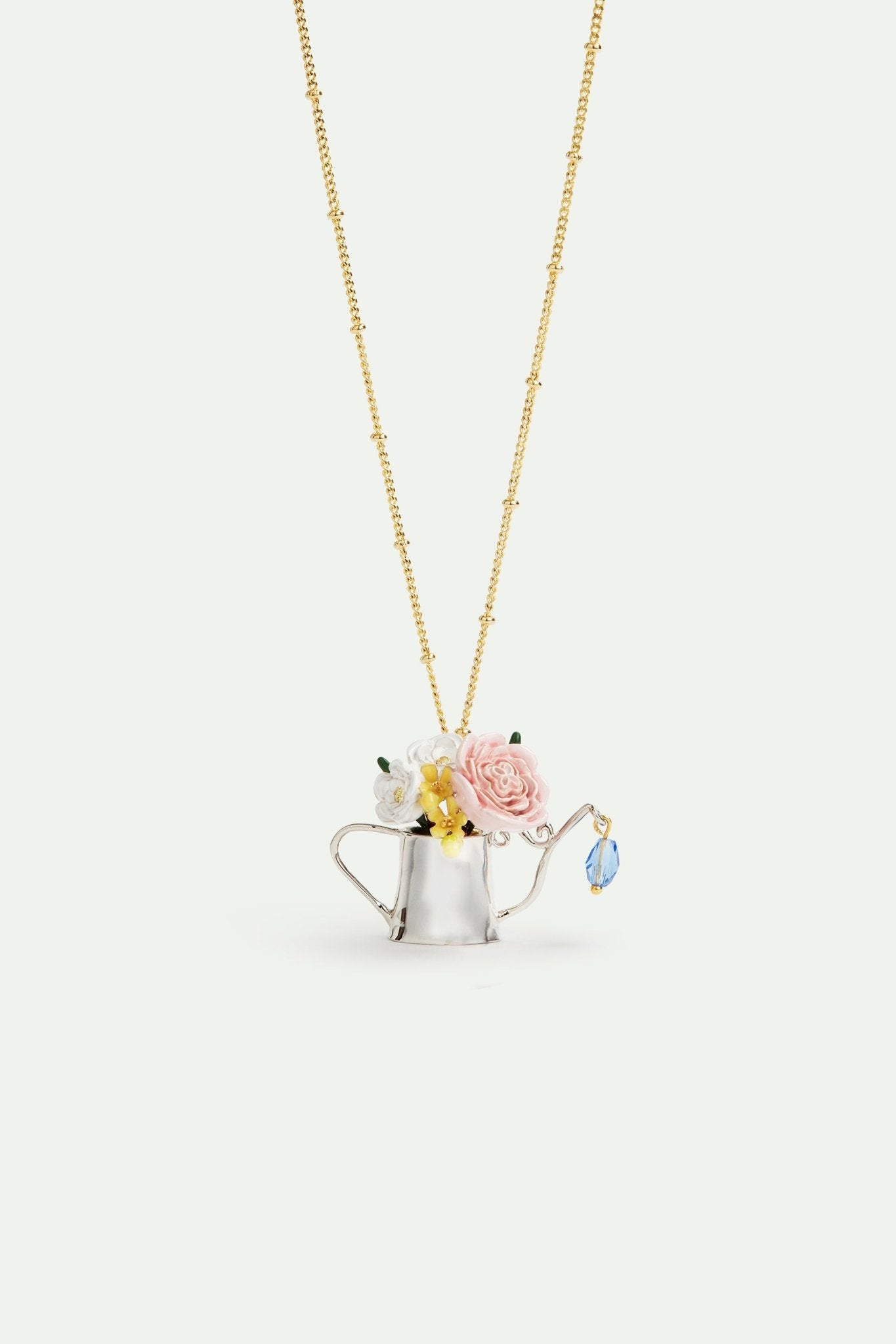 Watering can and flower fine necklace | AVIP3031 - Les Nereides