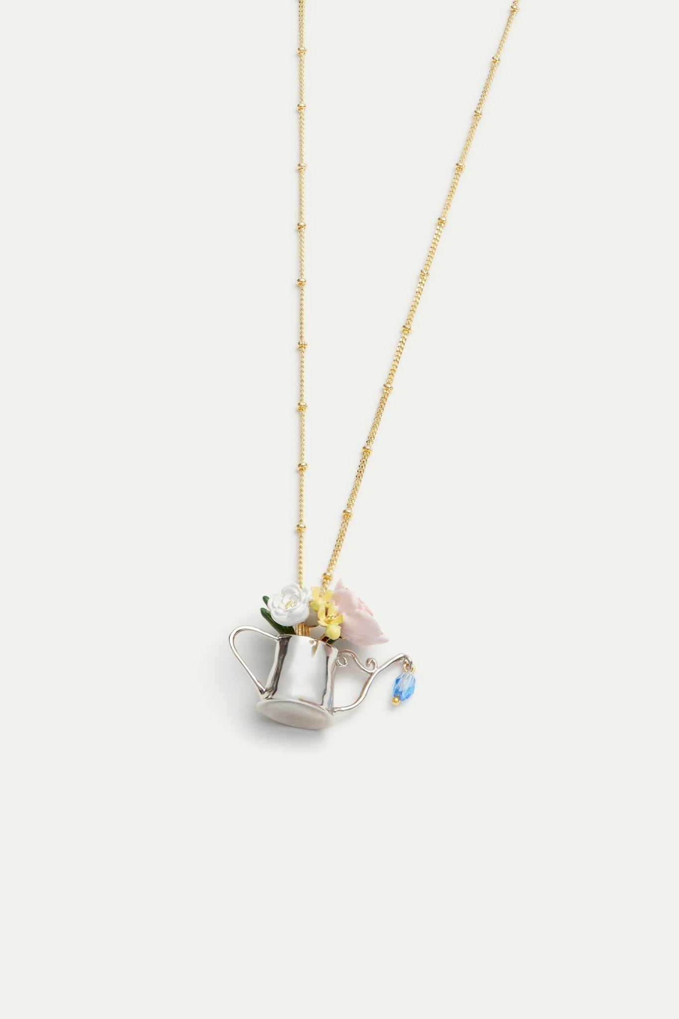 Watering can and flower fine necklace | AVIP3031 - Les Nereides