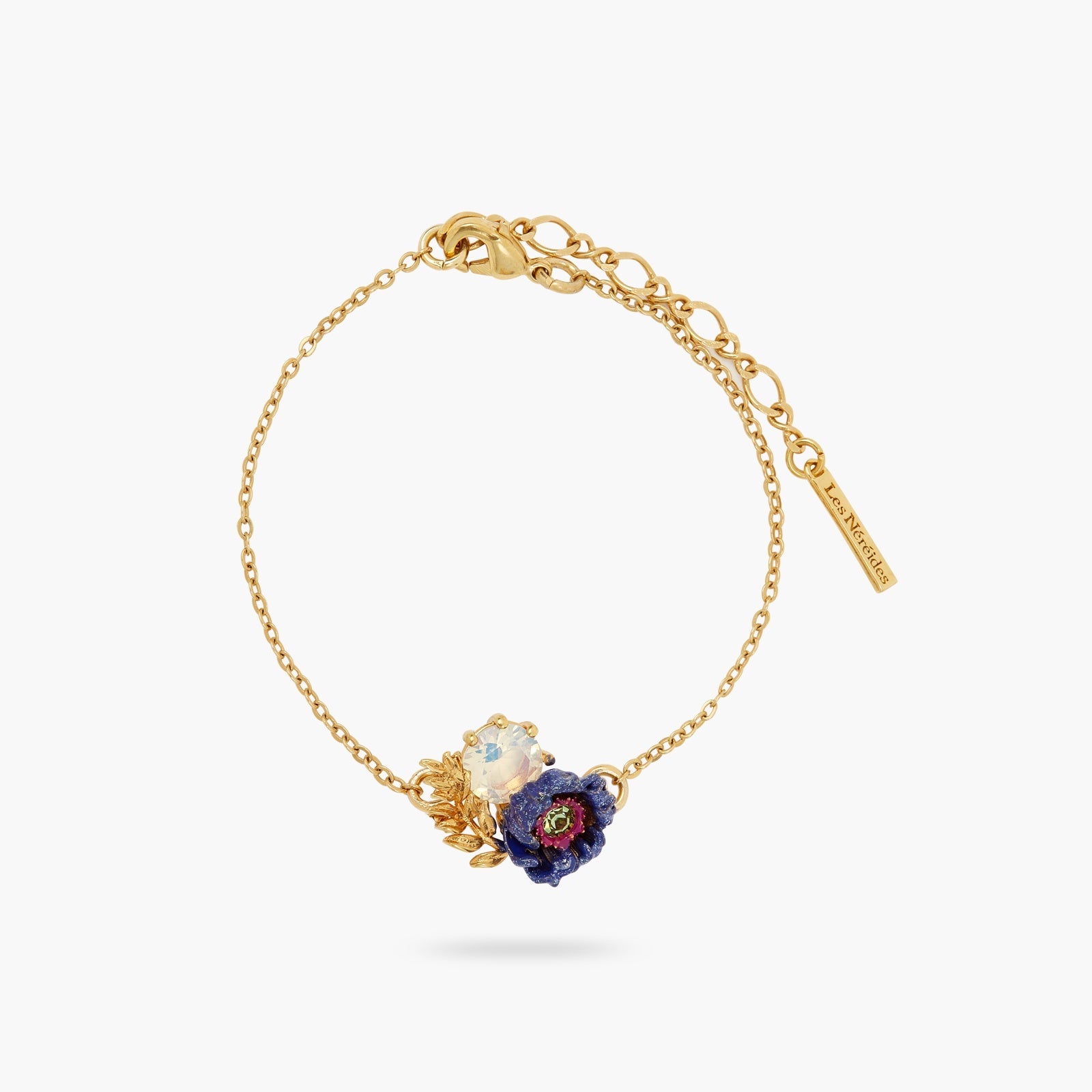 Anemone Flower And Crystal Fine Bracelet | ATFI2021 - Les Nereides
