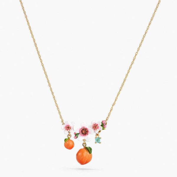 Apricots And Flowers Statement Necklace | APVE3021 - Les Nereides