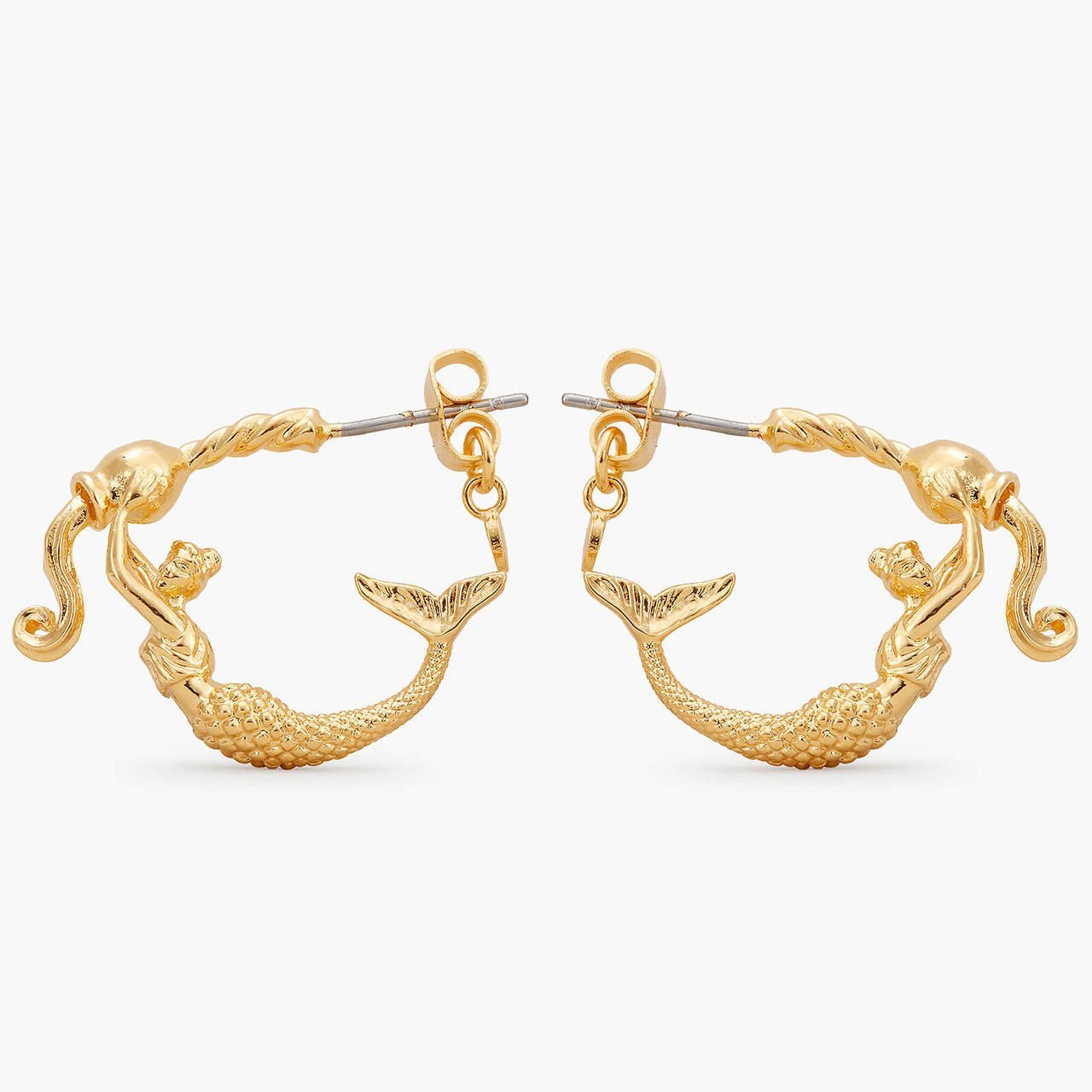 Aquarius Astrological Sign Hoop Earrings | APPV1111 - Les Nereides