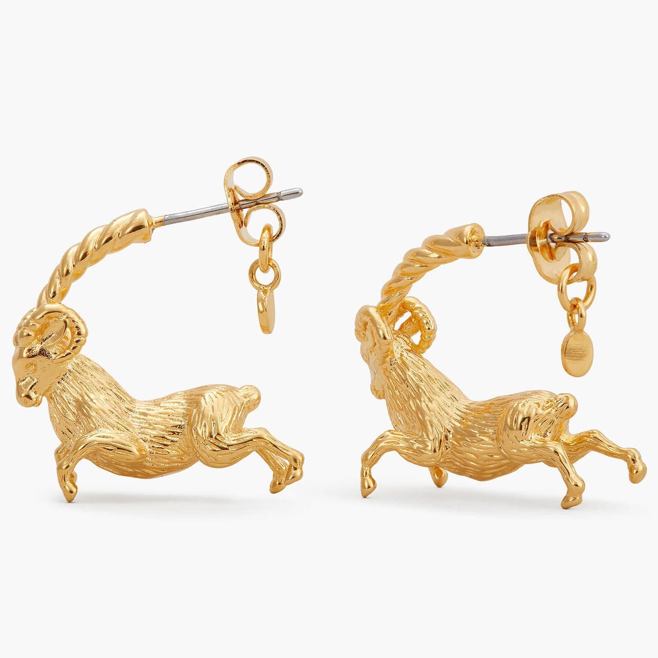 Aries Astrological Sign Hoop Earrings | APPV1011 - Les Nereides