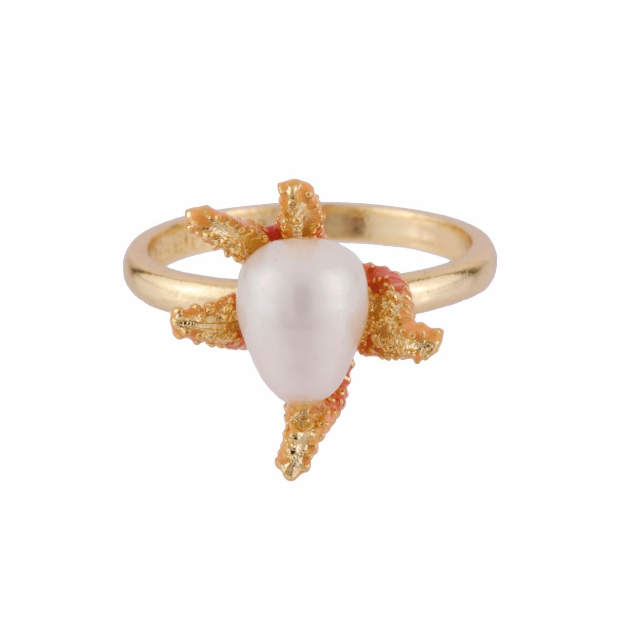 Atlantide Sea Star & Freshwater Pearl Rings | AFAT604/11 - Les Nereides