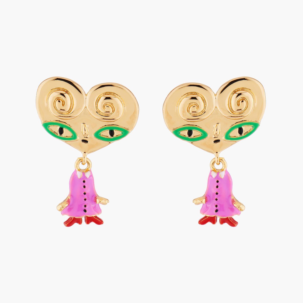 Aunty Palmier Earrings | AMFP103C/1 - Les Nereides