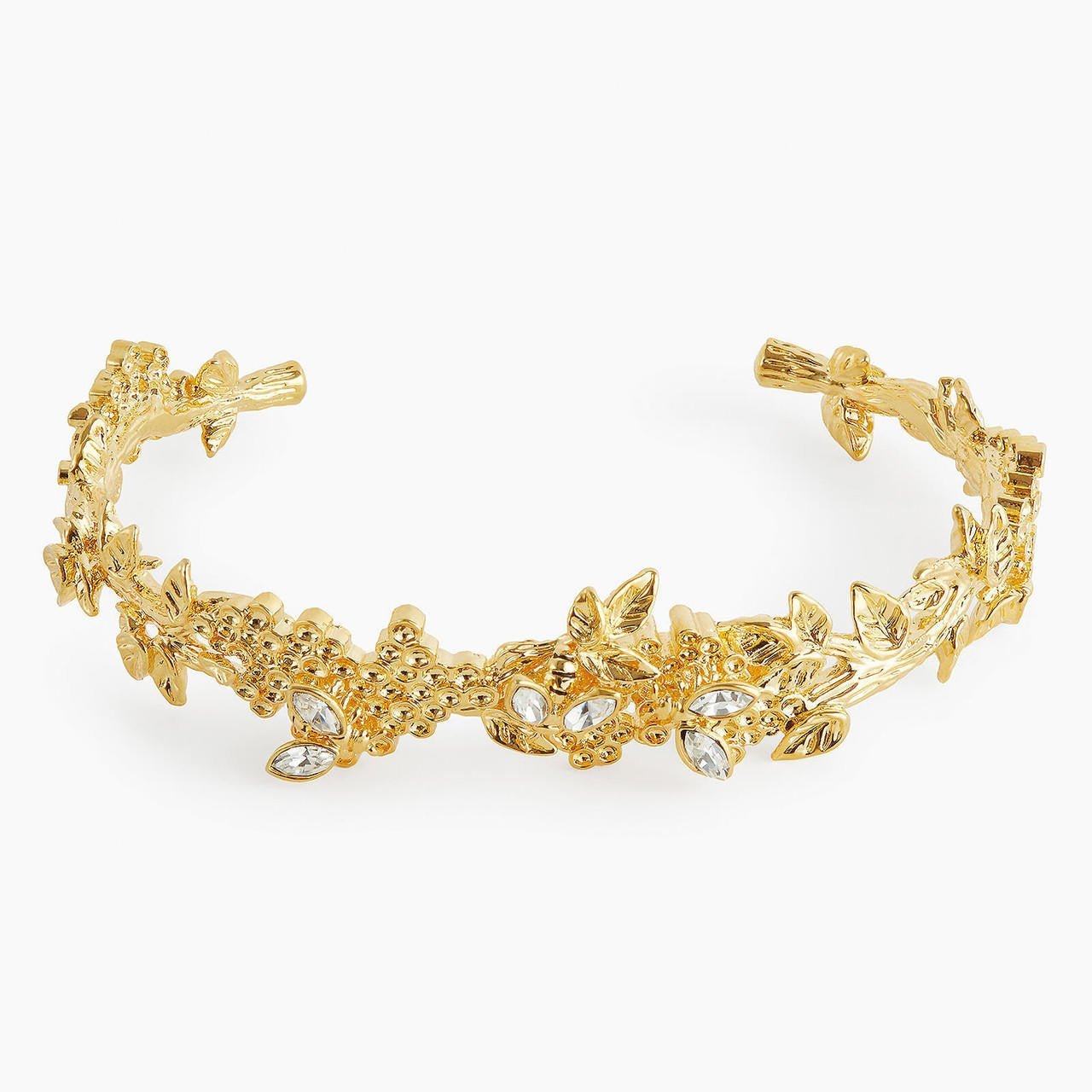 Bee And Honeycomb Bangle Bracelet | APNF2061 - Les Nereides
