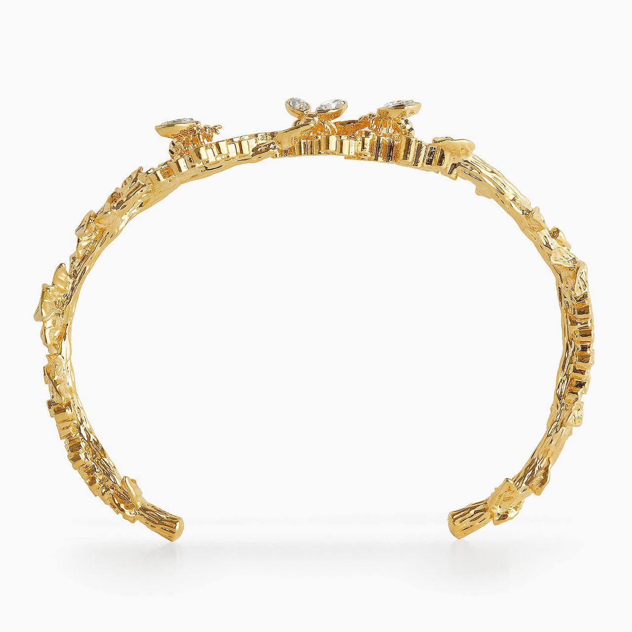 Bee And Honeycomb Bangle Bracelet | APNF2061 - Les Nereides