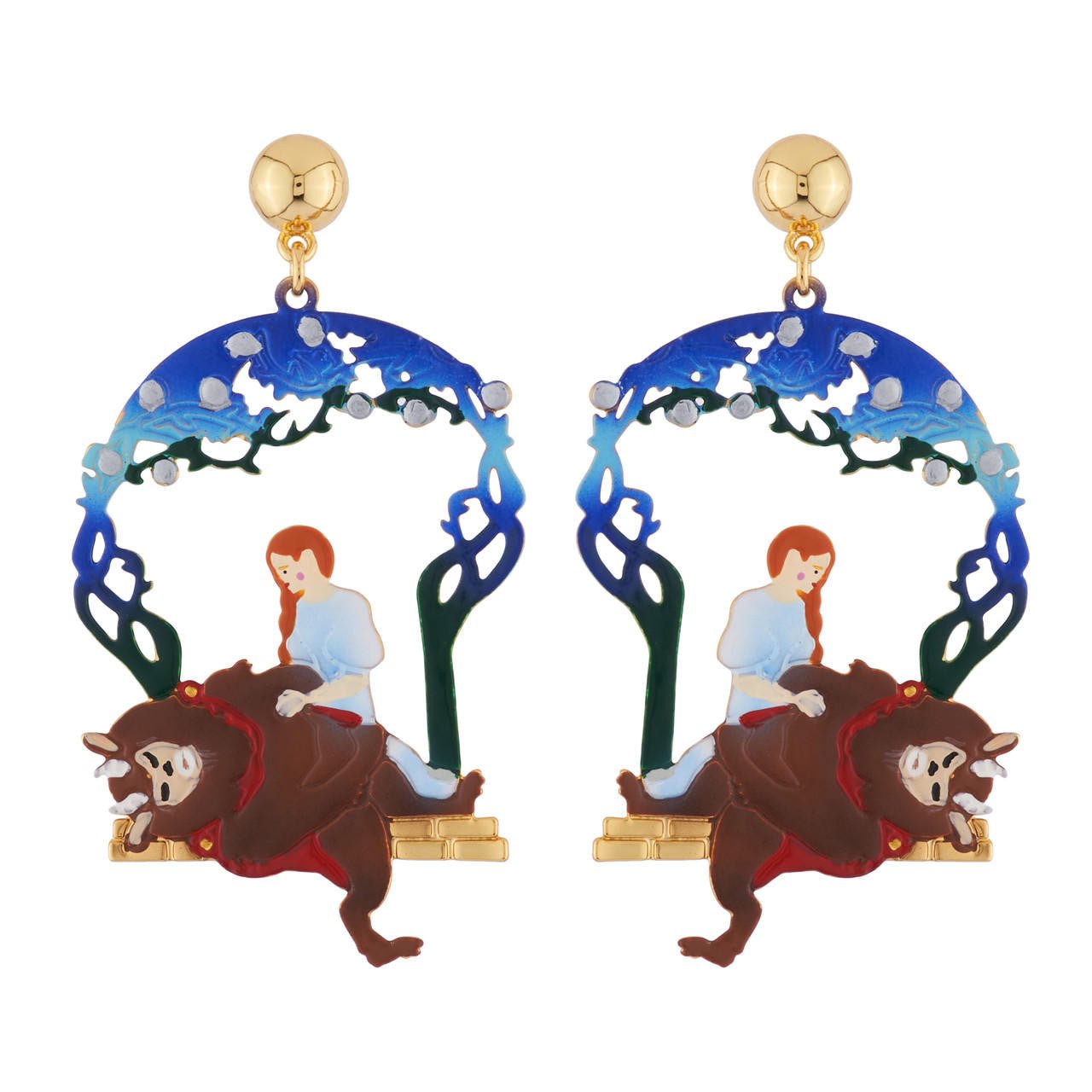 Belle Comme La Bête Earrings | AIBE1081 - Les Nereides