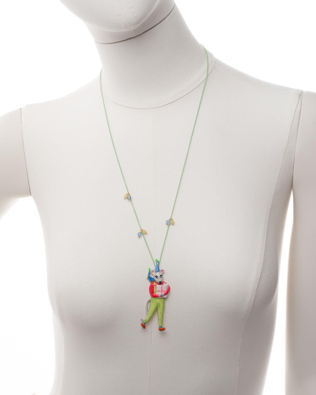 Birthday Mouse Mouse & Gift Necklace | AEBM3081 - Les Nereides