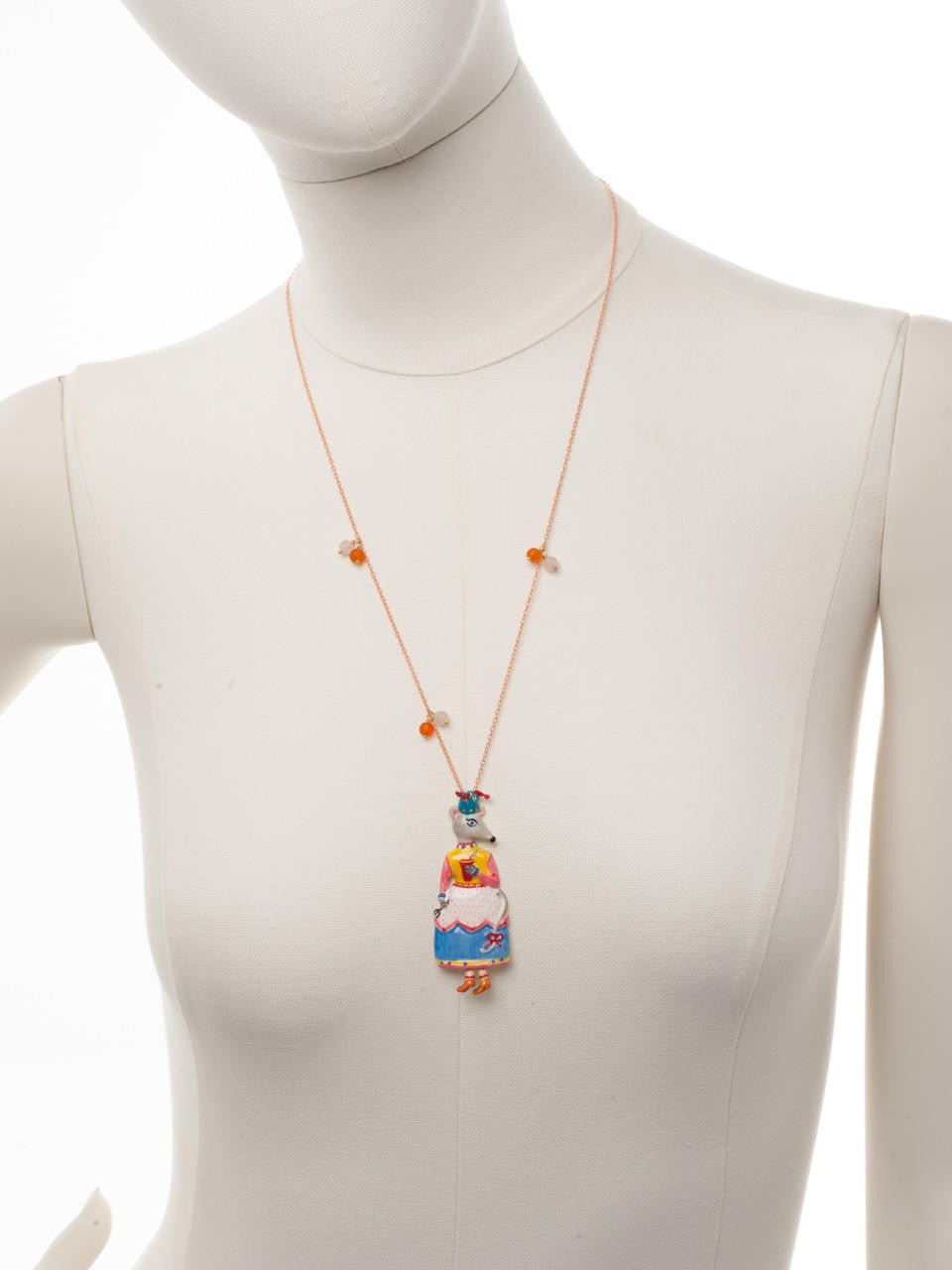Birthday Mouse Mouse & Lemonade Drink Necklace | AEBM3031 - Les Nereides