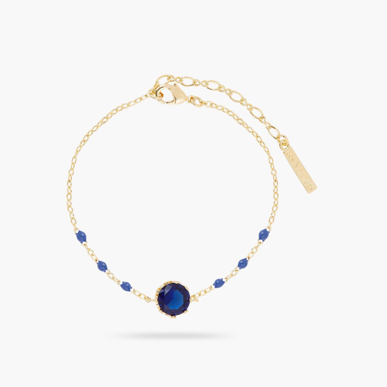 Blue Round Stone Thin Bracelet | ARCL2021 - Les Nereides