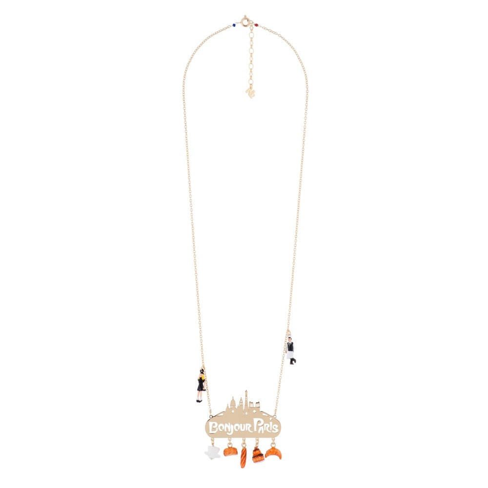 Bonjour Paris Necklace | AGBP3081 - Les Nereides