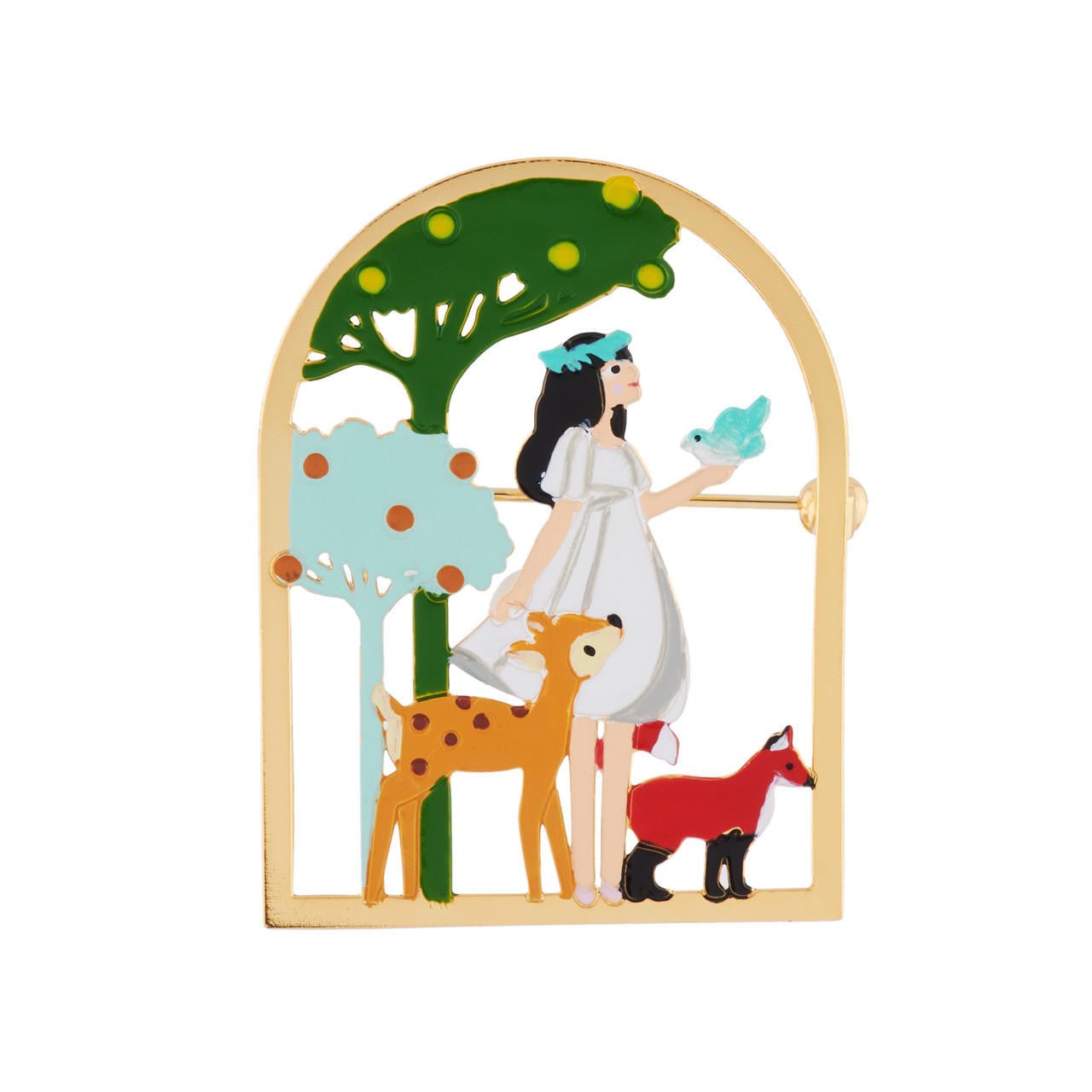 Brooch Haut Comme 7 Pommes Charms | AHBN4021 - Les Nereides