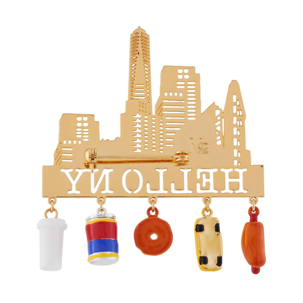 Brooch Hello New York Brooch | AHNY5021 - Les Nereides