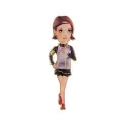 Brooch Urban Sports Jogger Girl Brooch | ACUS5031 - Les Nereides